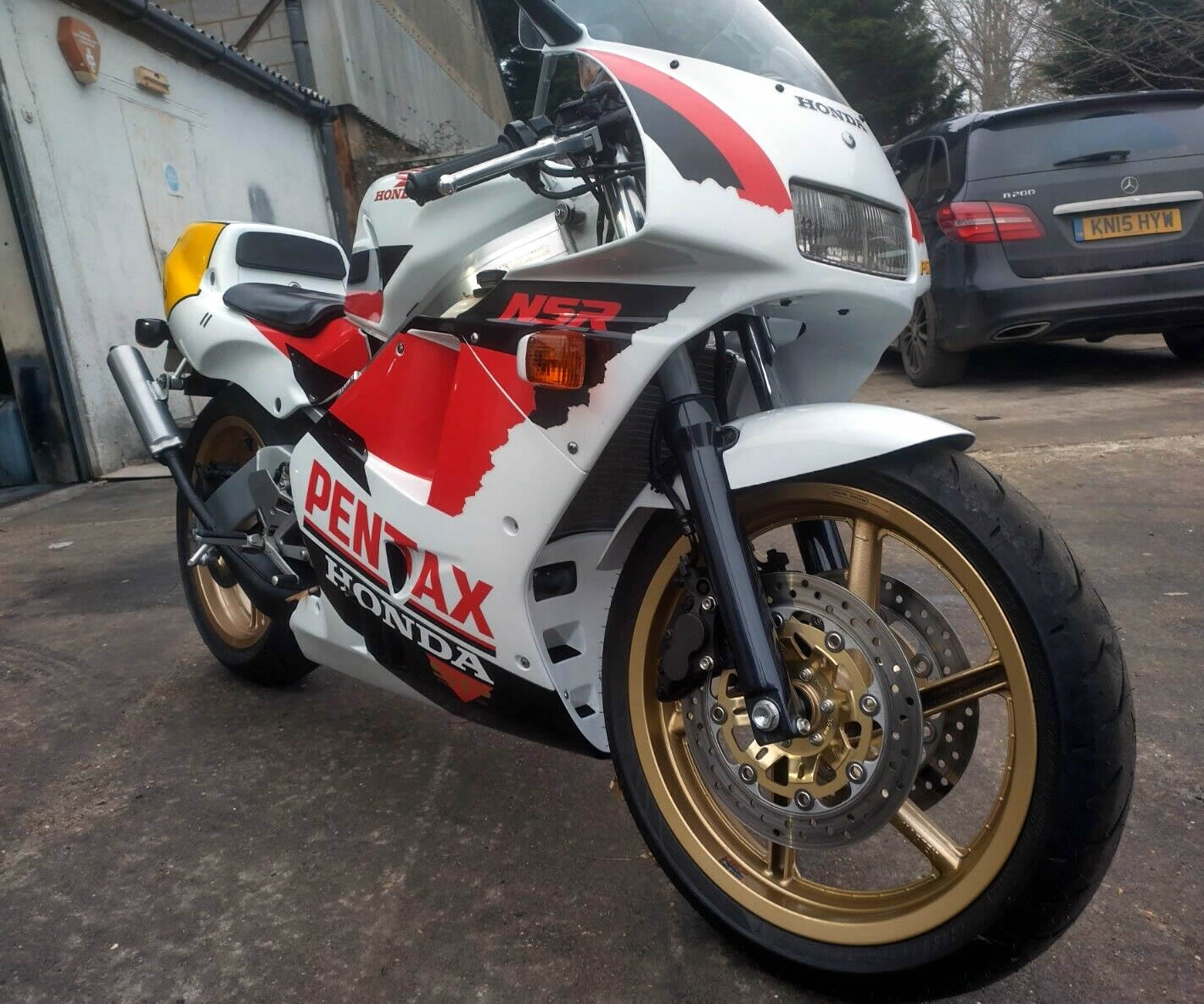 Another Honda NSR250R Pentax livery heading to iconic From our 