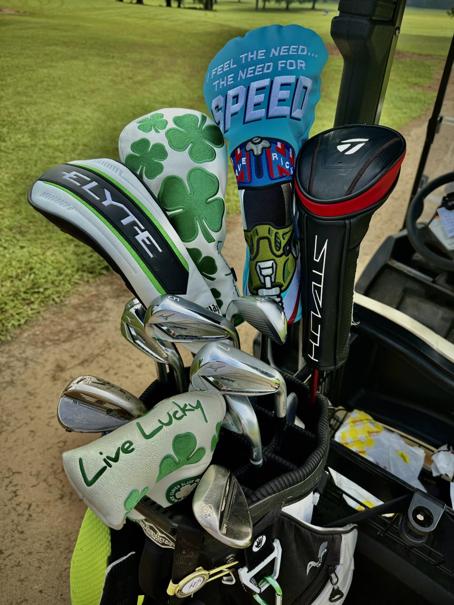 Golf club setup with Callaway Paradym and TaylorMade Qi10s