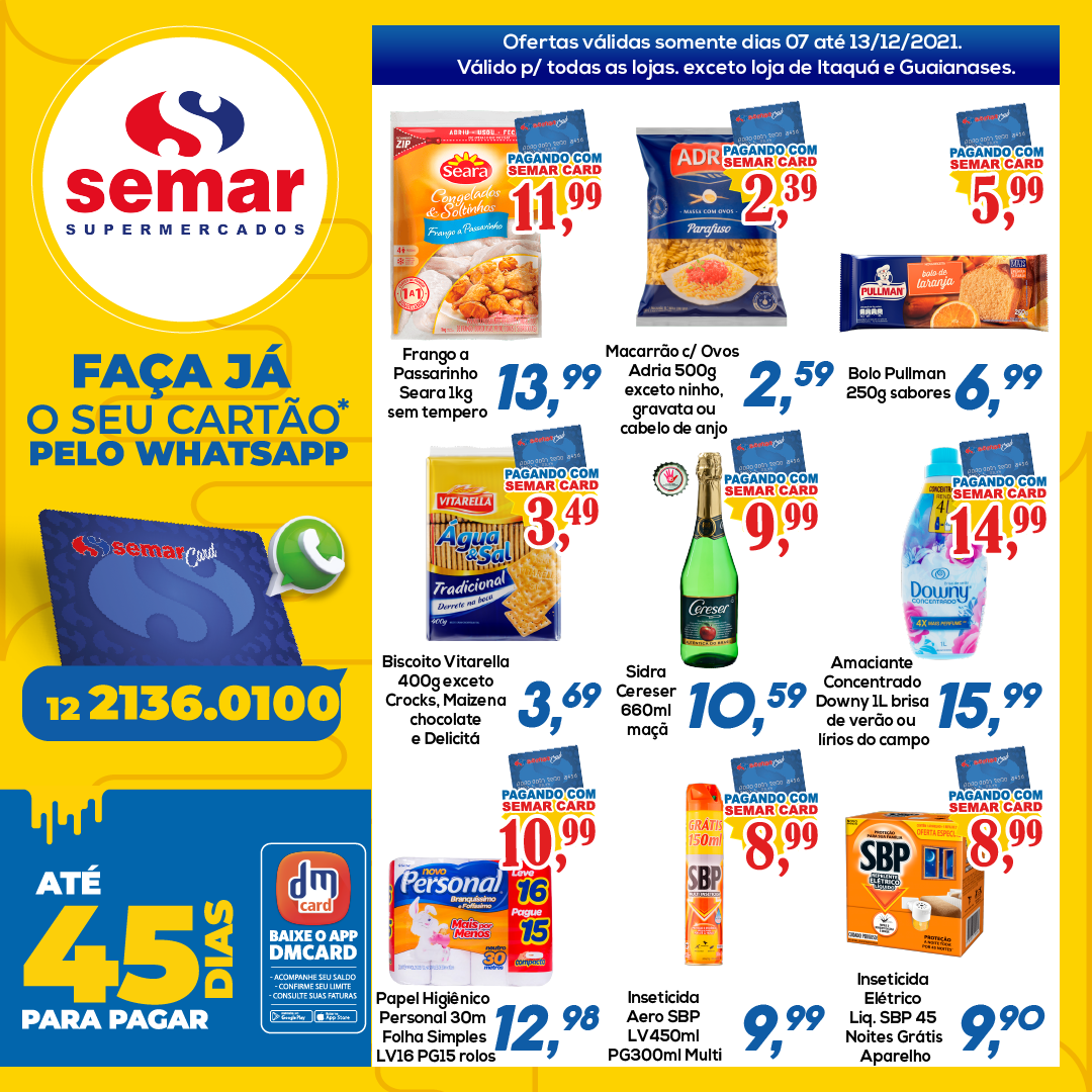 Semar - Comprar com Semar Card só tem vantagens! 💛 Os preços são ...