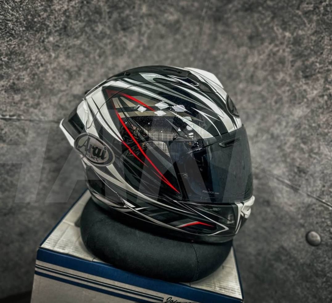 arai 2ndhand helmet for sale in philippines XD-5 Discovery - White/Orange/Black Improved Glance Off Ability  Variable Axis System (VAS) shield system lowers the pivot point by an average of 24 mm  Ride Safe, Ride Smart