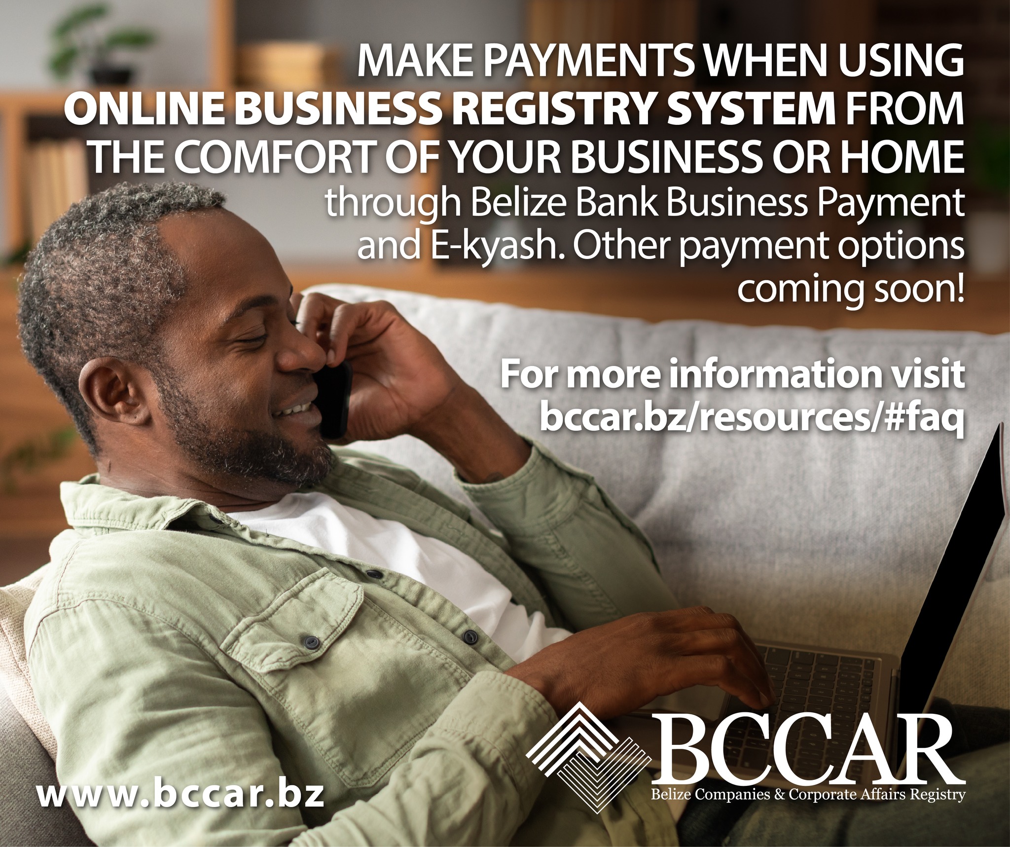 Belize Companies & Corporate Affairs Registry - Make payments when ...