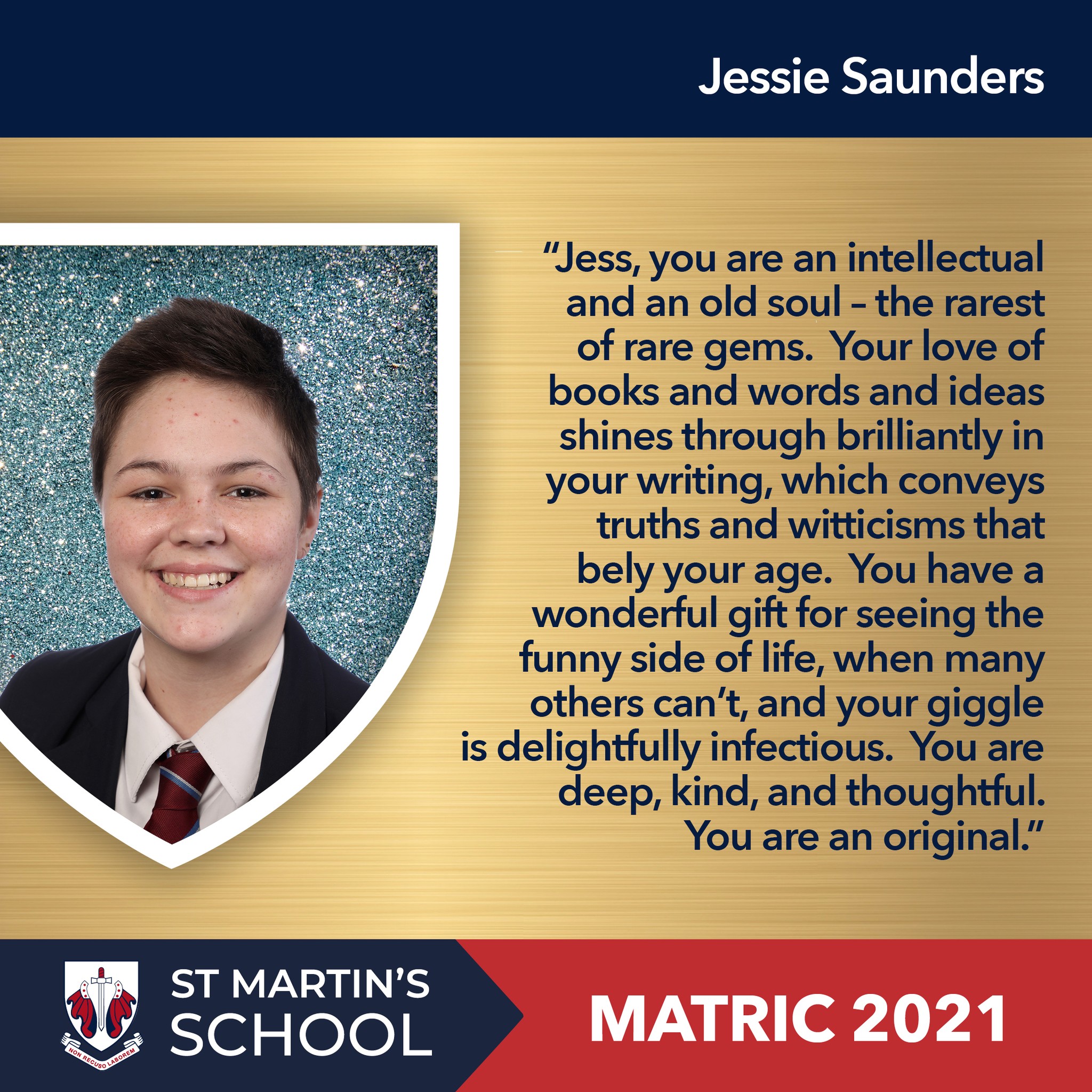 The matric class of 2021 has endured... - St Martin's School