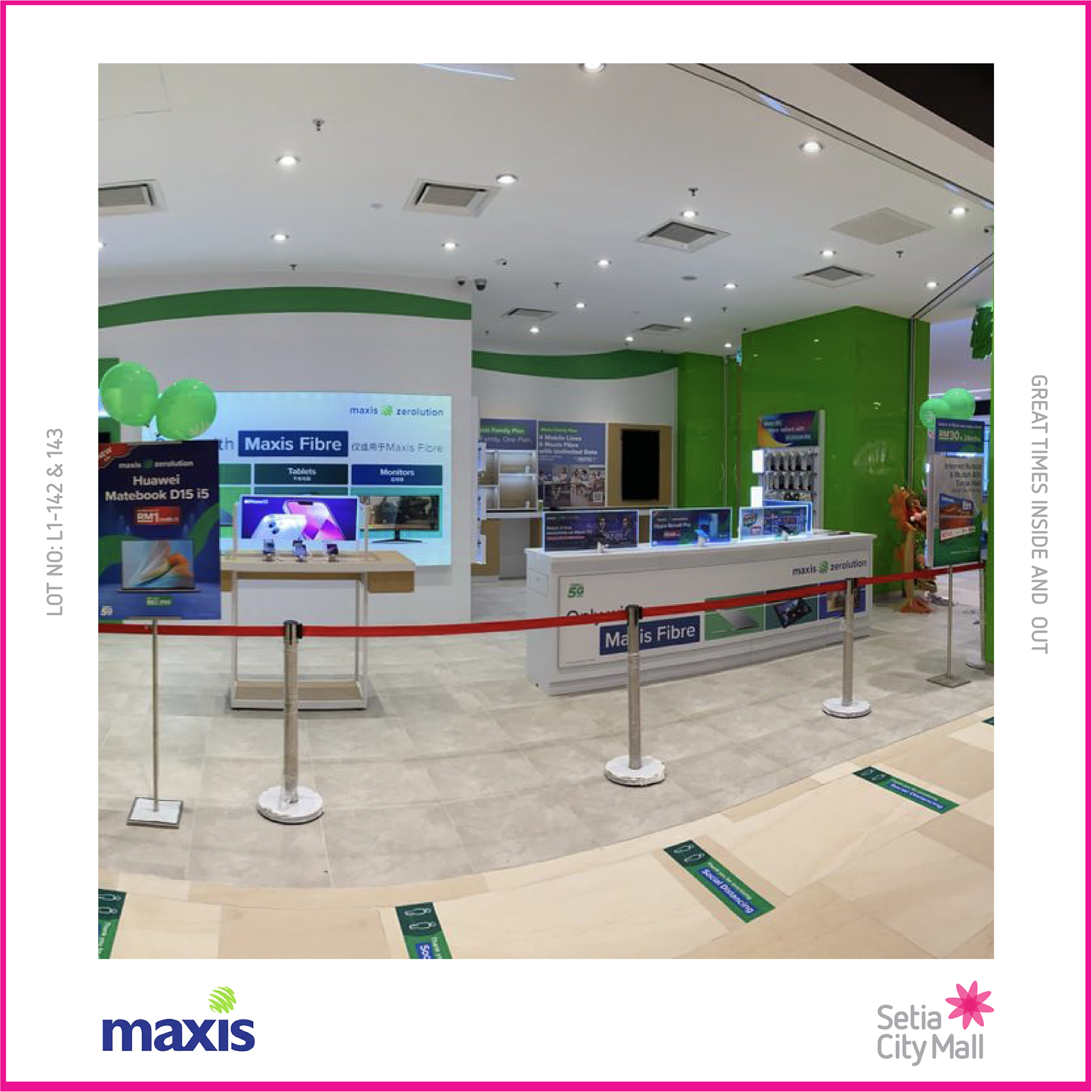 Maxis Setia City Mall Home Facebook