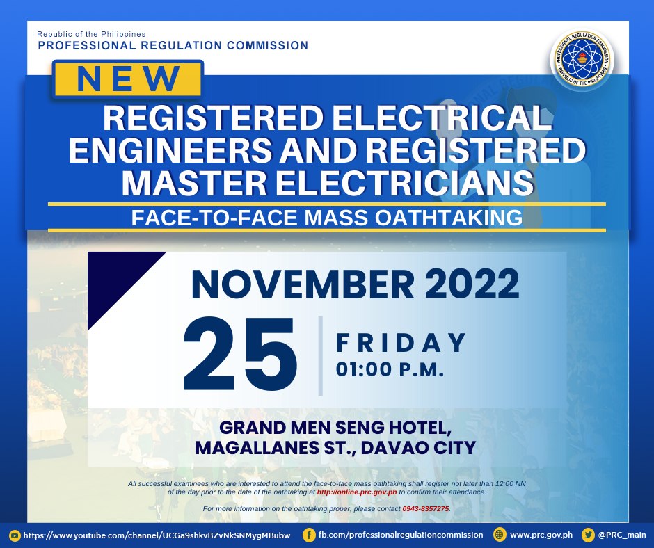 FACE-TO-FACE OATHTAKING OF THE NEW... - PRC Region VII - Cebu