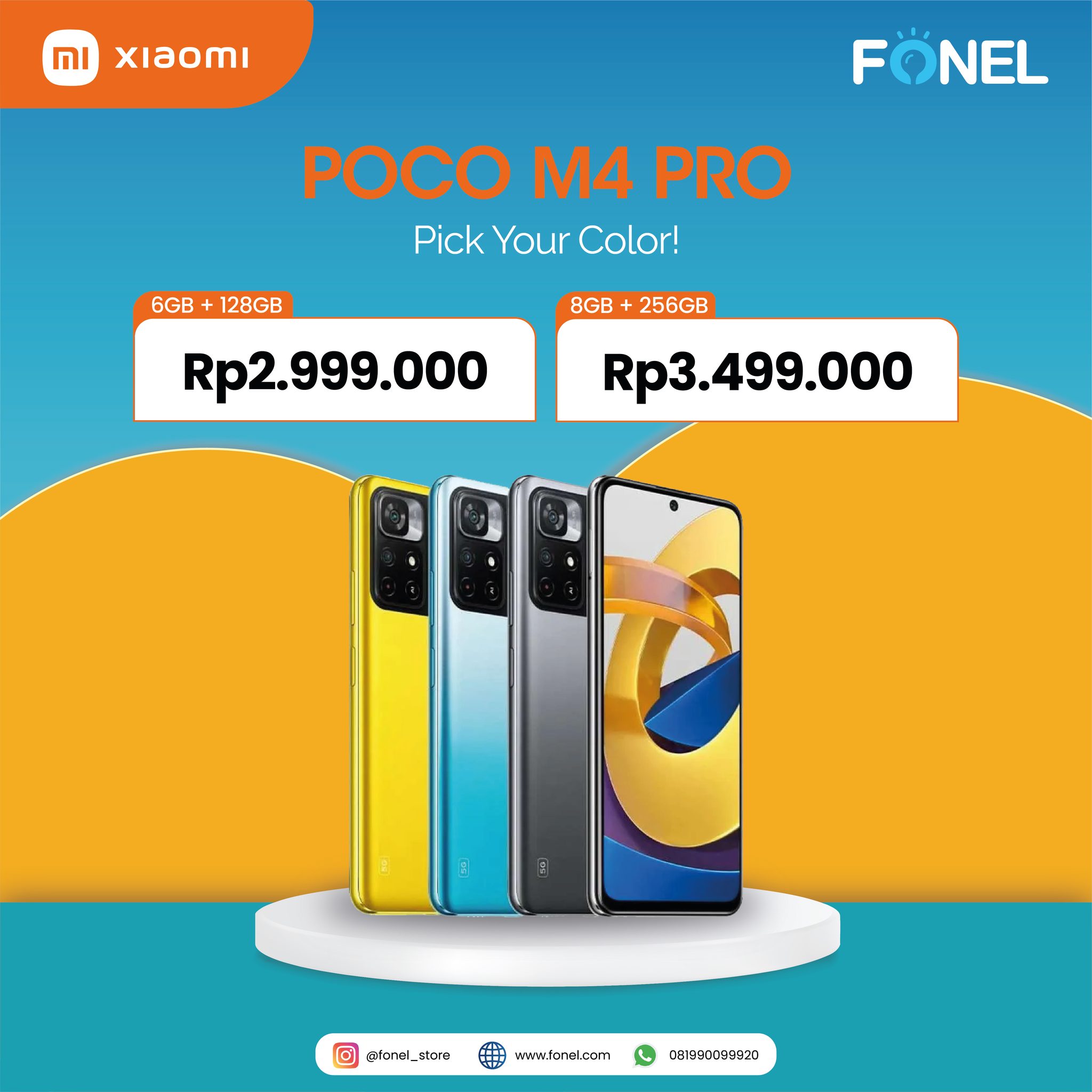 Kira-kira warna yang cocok untuk Sobat Fonel yang mana? Dengan Rp2,9 ...