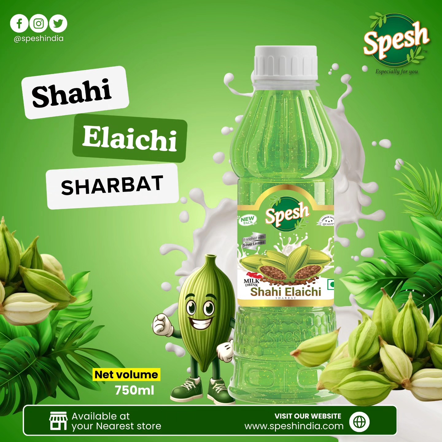 SPESH INDIA - SPESH Shahi Elaichi Sharbat: Where the...