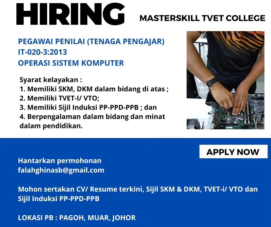 Masterskill TVET College | Pagoh