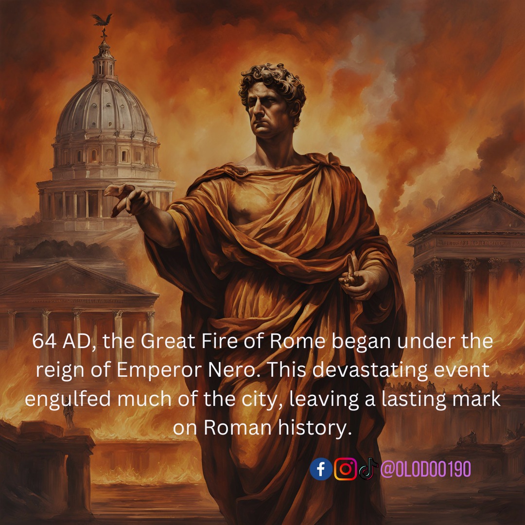 OLODO - On this day, July 18th, 64 AD, the Great Fire of... | Facebook