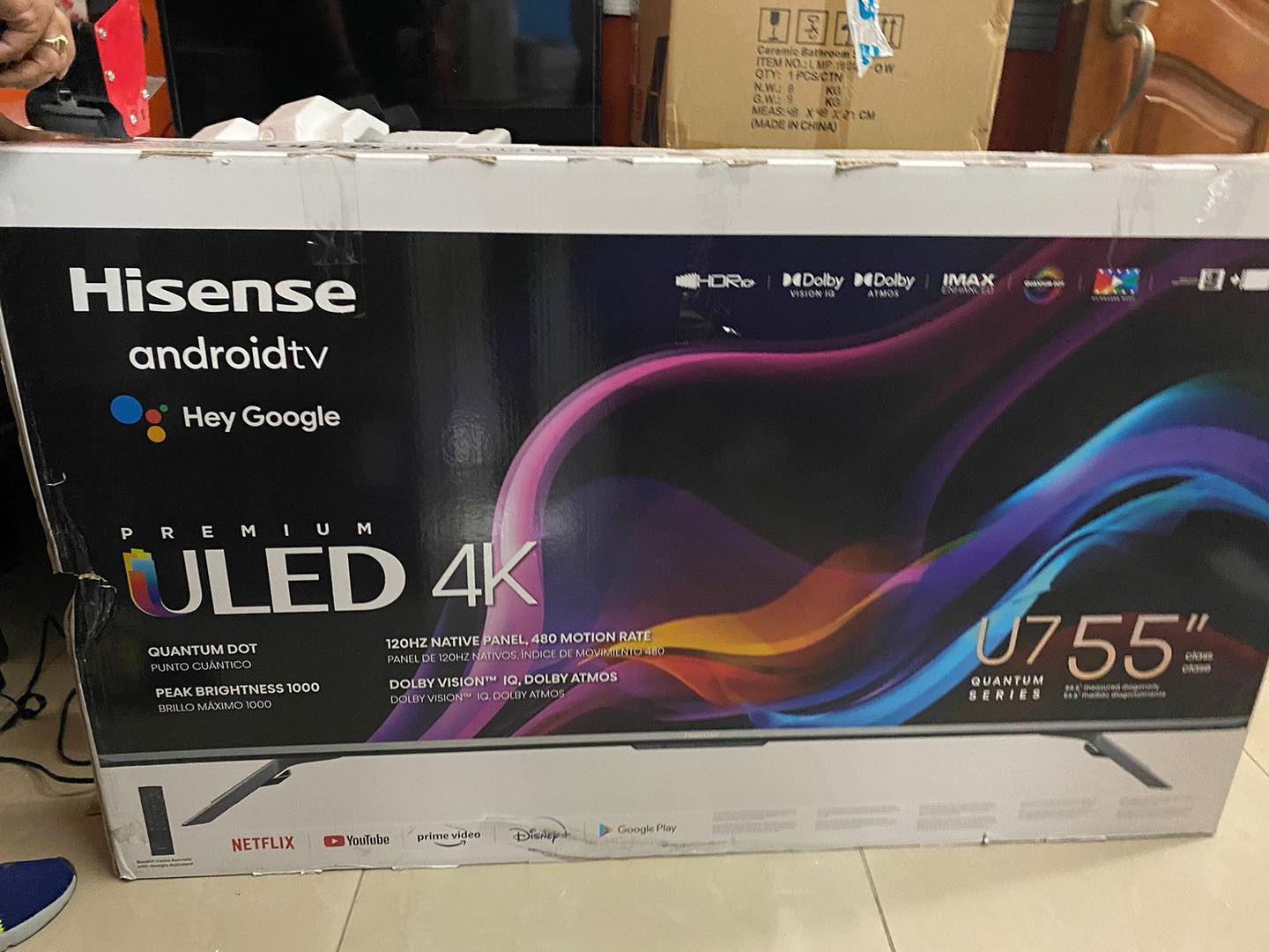 Smart tv RD - Hisense Android smart tv 55 pulgadas 4K ULED... | Facebook