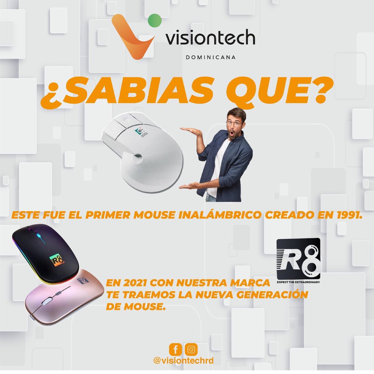 ¿Sabias del primer mouse... - Visiontech Dominicana | Facebook