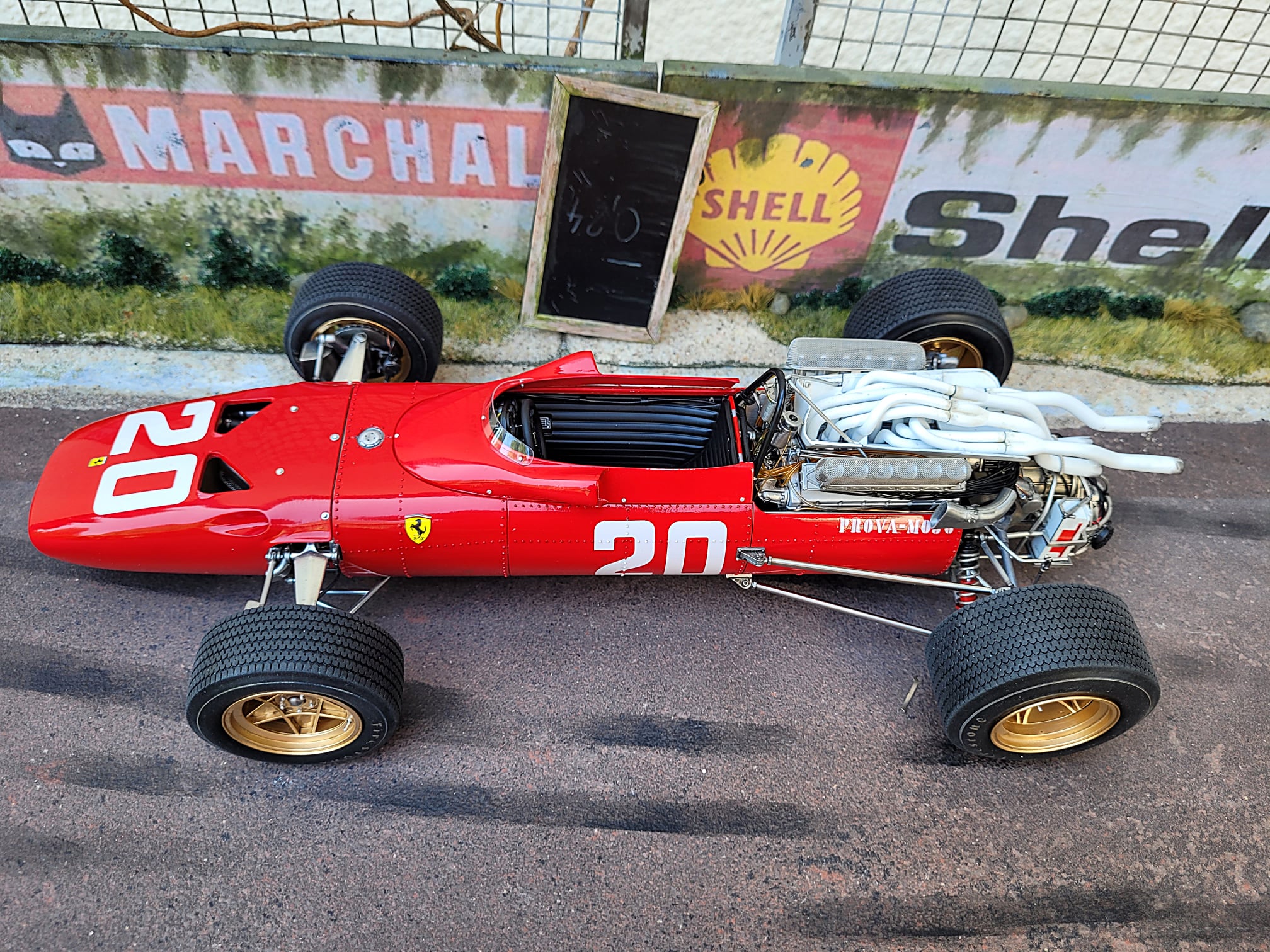 Recently completed MFH. Ferrari 312F1-67 - my first rear engine