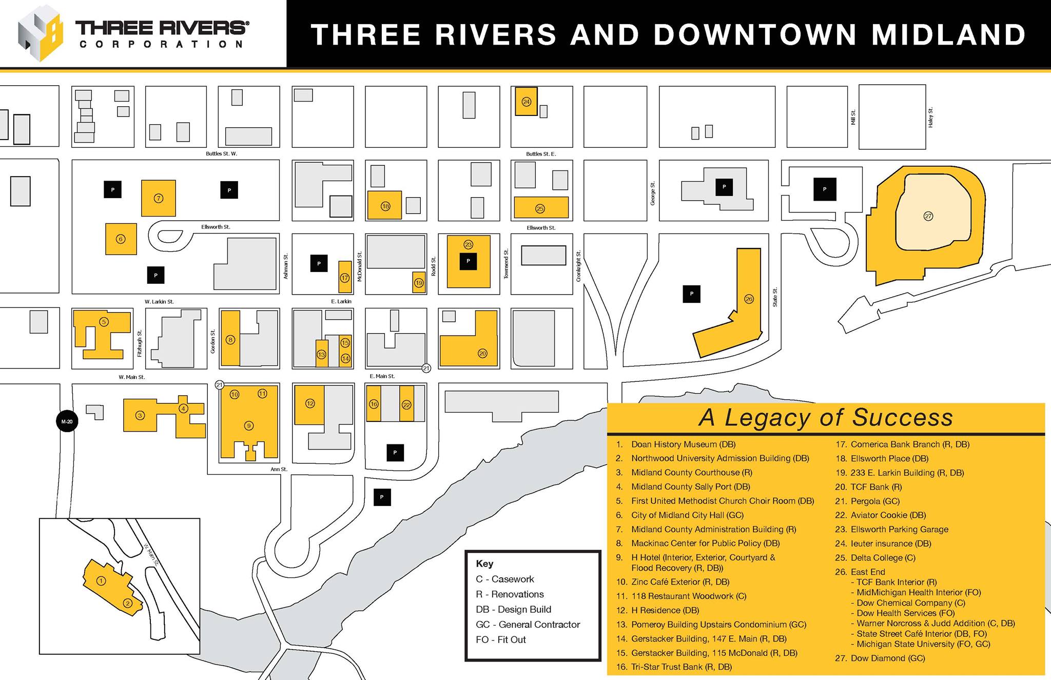 Check out this map of all of... - Three Rivers Corporation | Facebook