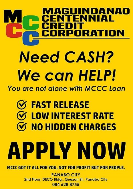Maguindanao Centennial Credit Corporation - MCCC | Davao City