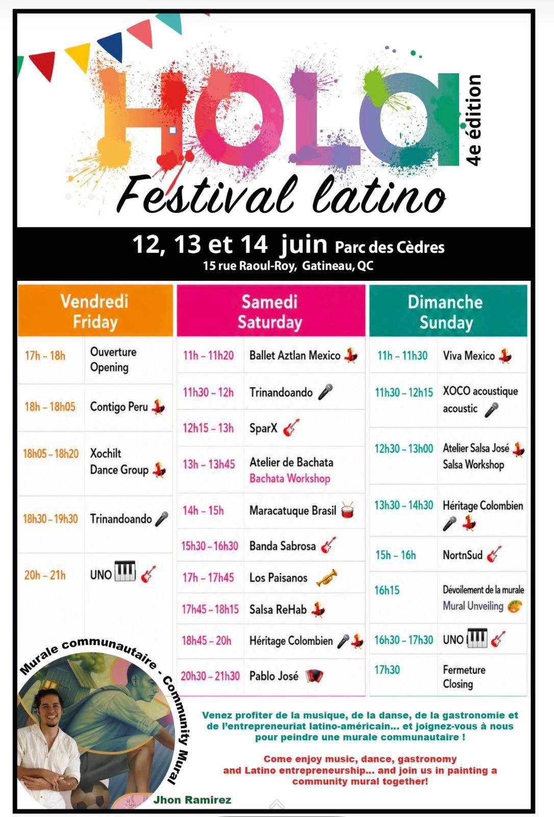 HOLA Latino Festival in Old Aylmer, Gatineau
