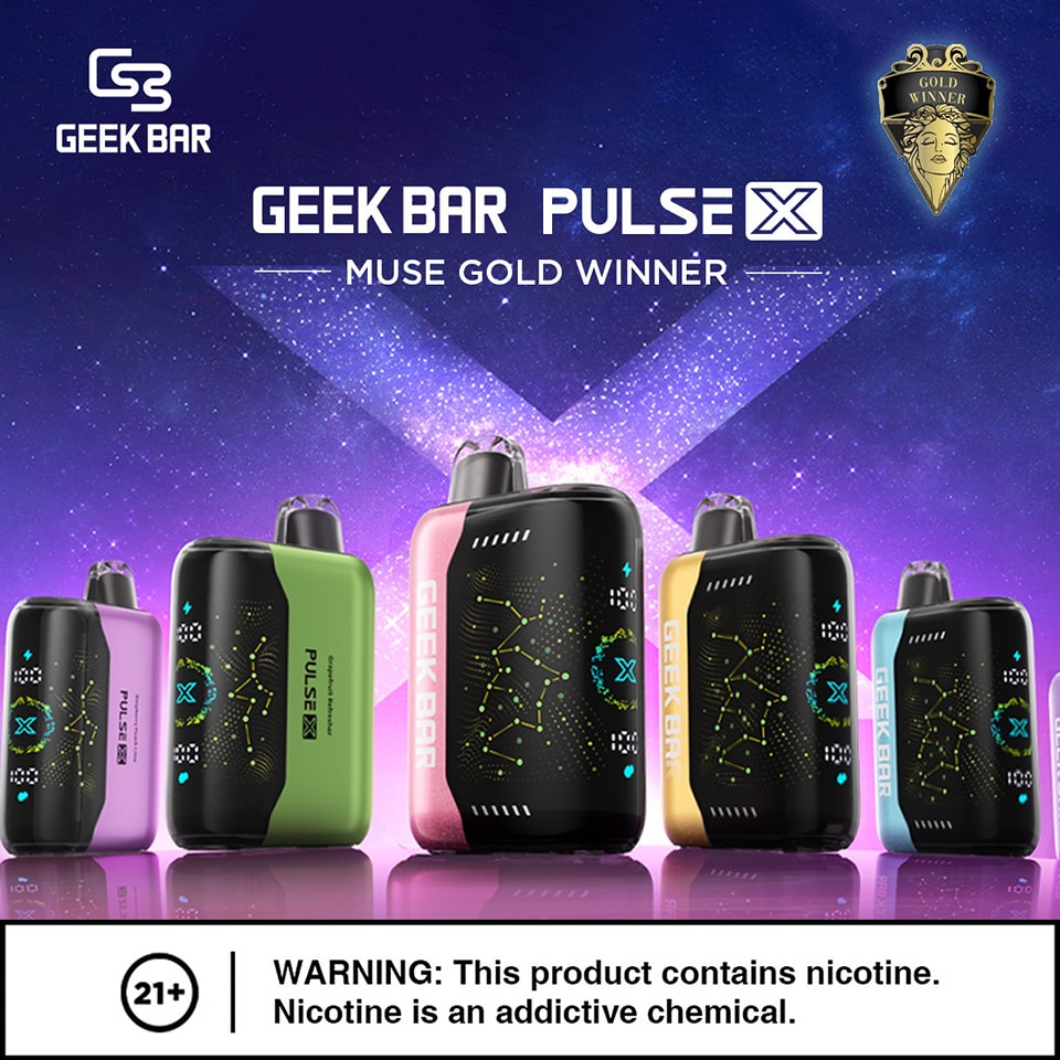 geek bar vs gold bar 🏆 PULSE X Wins MUSE Design Awards Gold! We're excited to announce that GEEK PULSE X has taken home the prestigious MUSE Design Awards Gold! 🥇 With its cutting-edge Flavors:OMG Blow Pop Meloso Max Green Sour Apple Geek
