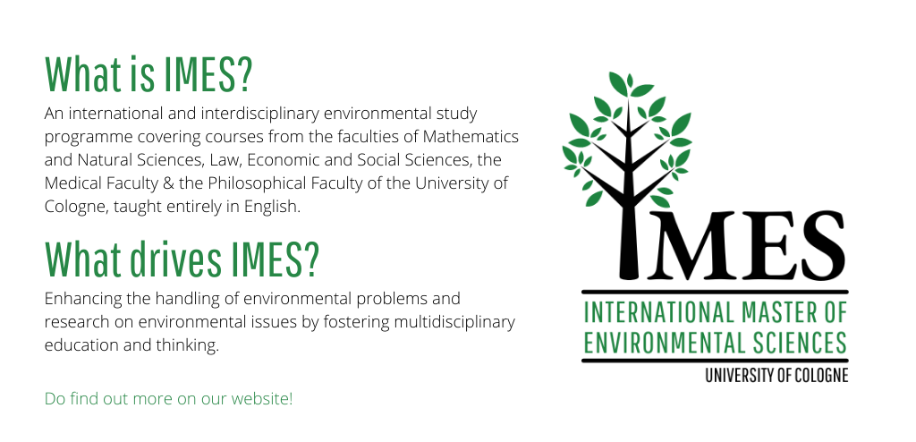 International Master of Environmental Sciences -IMES