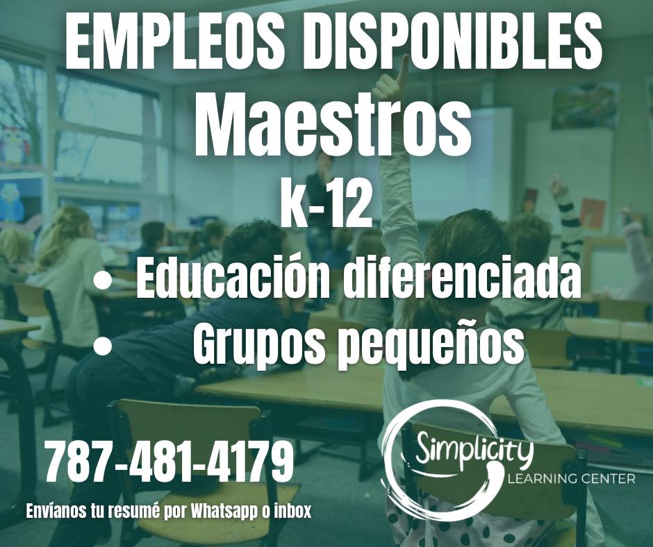 ¡Atención a todas las... - Simplicity Learning Center
