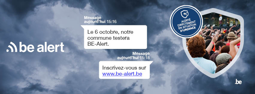 Ville - 📲 Test BE-Alert 🚨 Un grave incendie, une inondation ou une ...