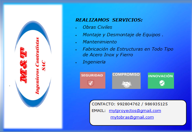 Ingenieros Contratistas M&T SAC