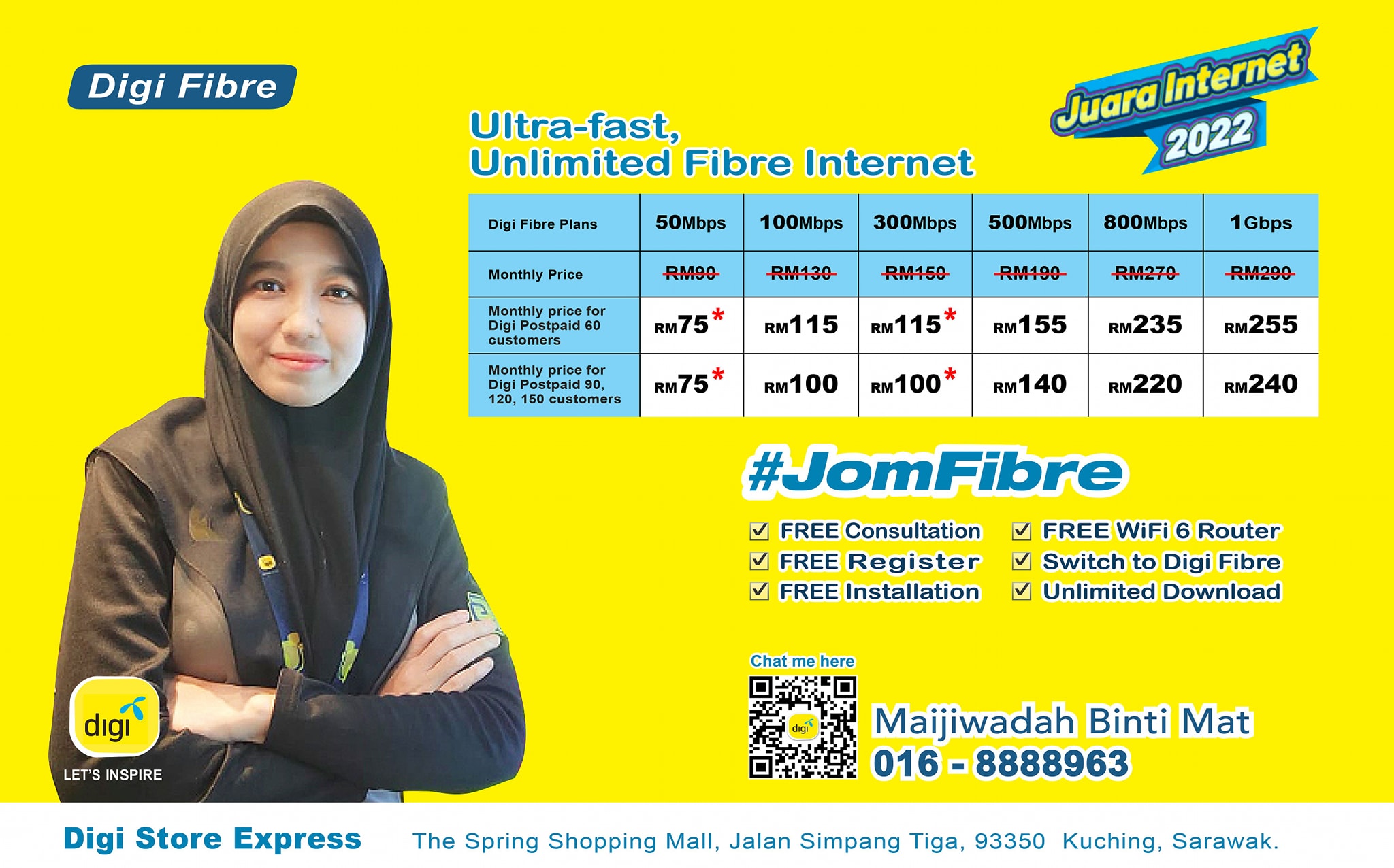 The all-new Digi Fibre... - Digi Store Express Lite Serian
