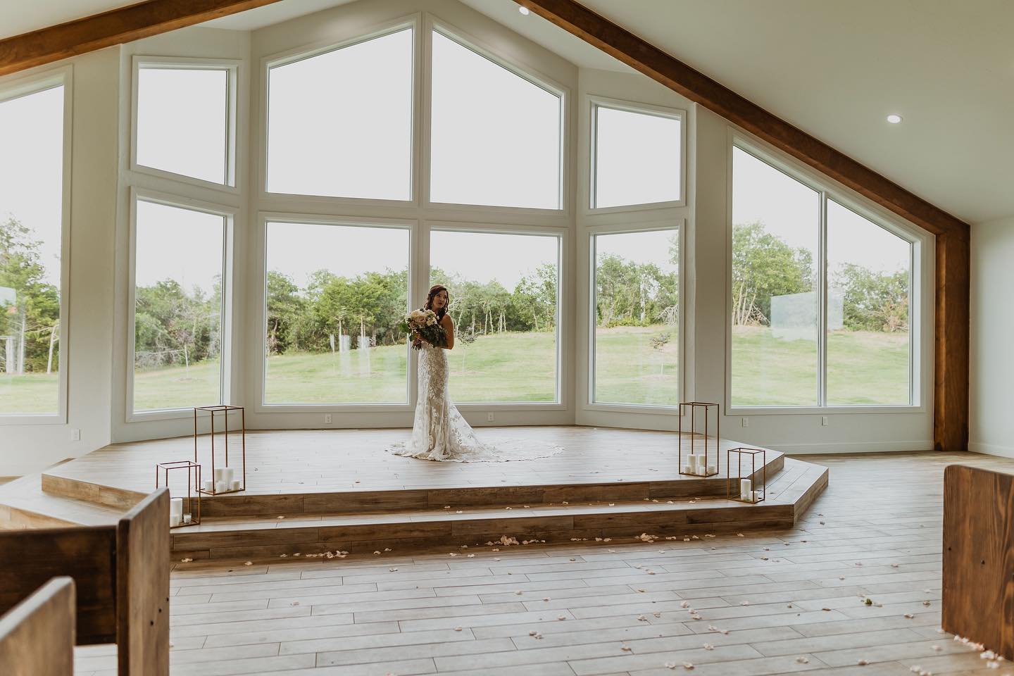 Redbud Ranch - Did you know our wedding chapel has floor...