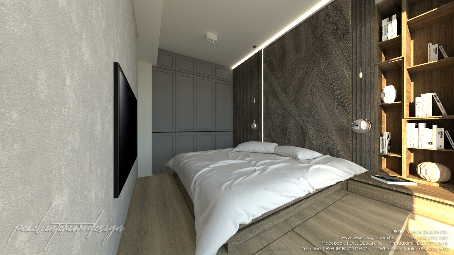 原先戶主已經十分喜歡工業風格, 而又想加添新流行元素,... - PEXEL INTERIOR DESIGN