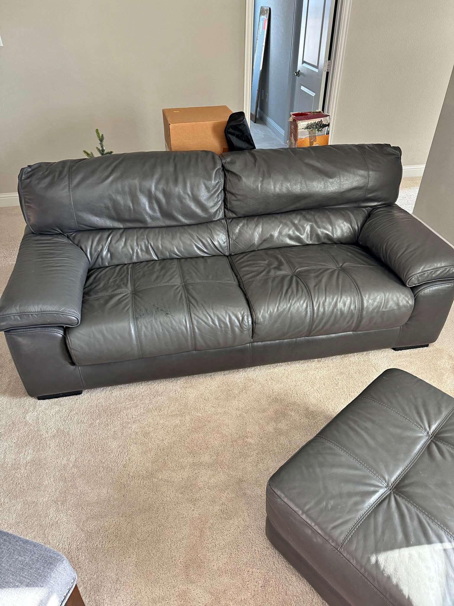 Couch,chair and a half,plus ottoman with storage - Sofas, Loveseats