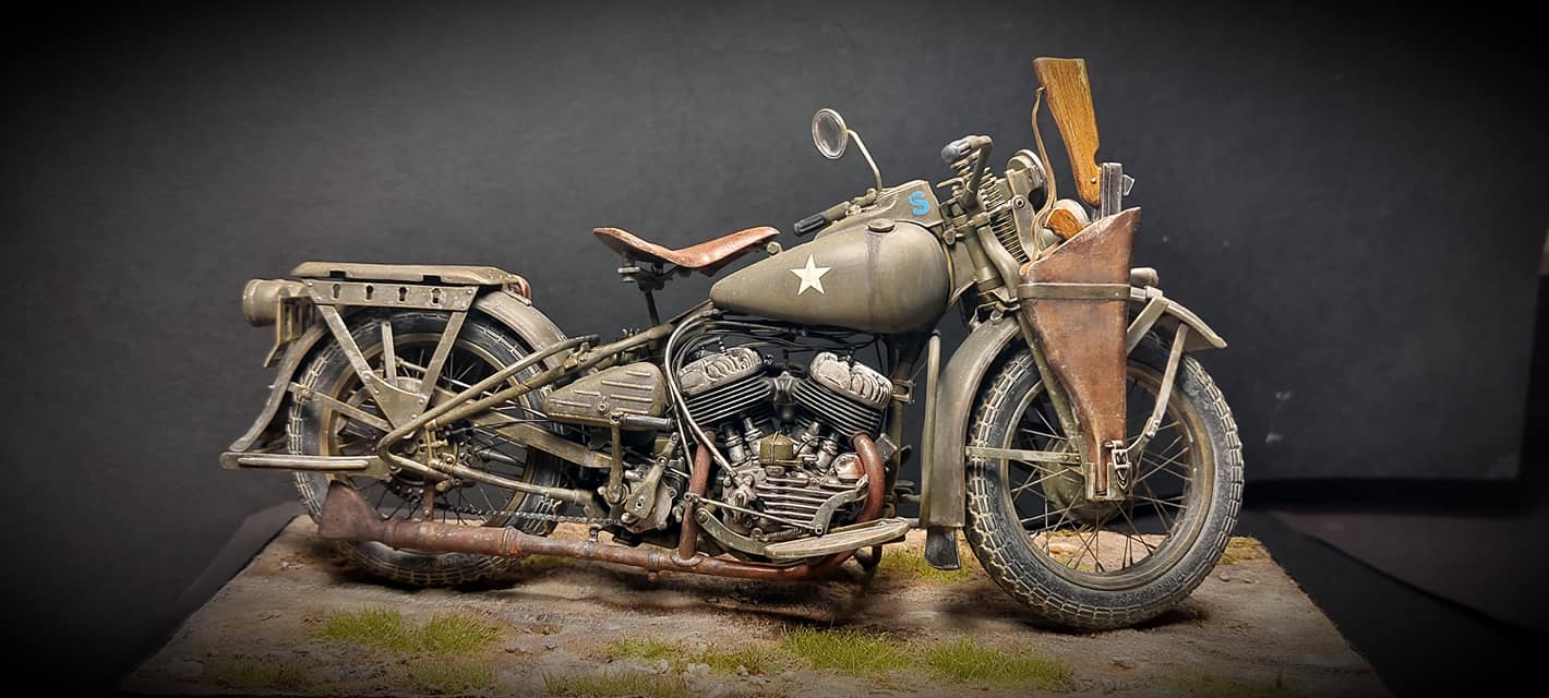 From Patrick Azzopardi : WLA 750 conversion from military bike to