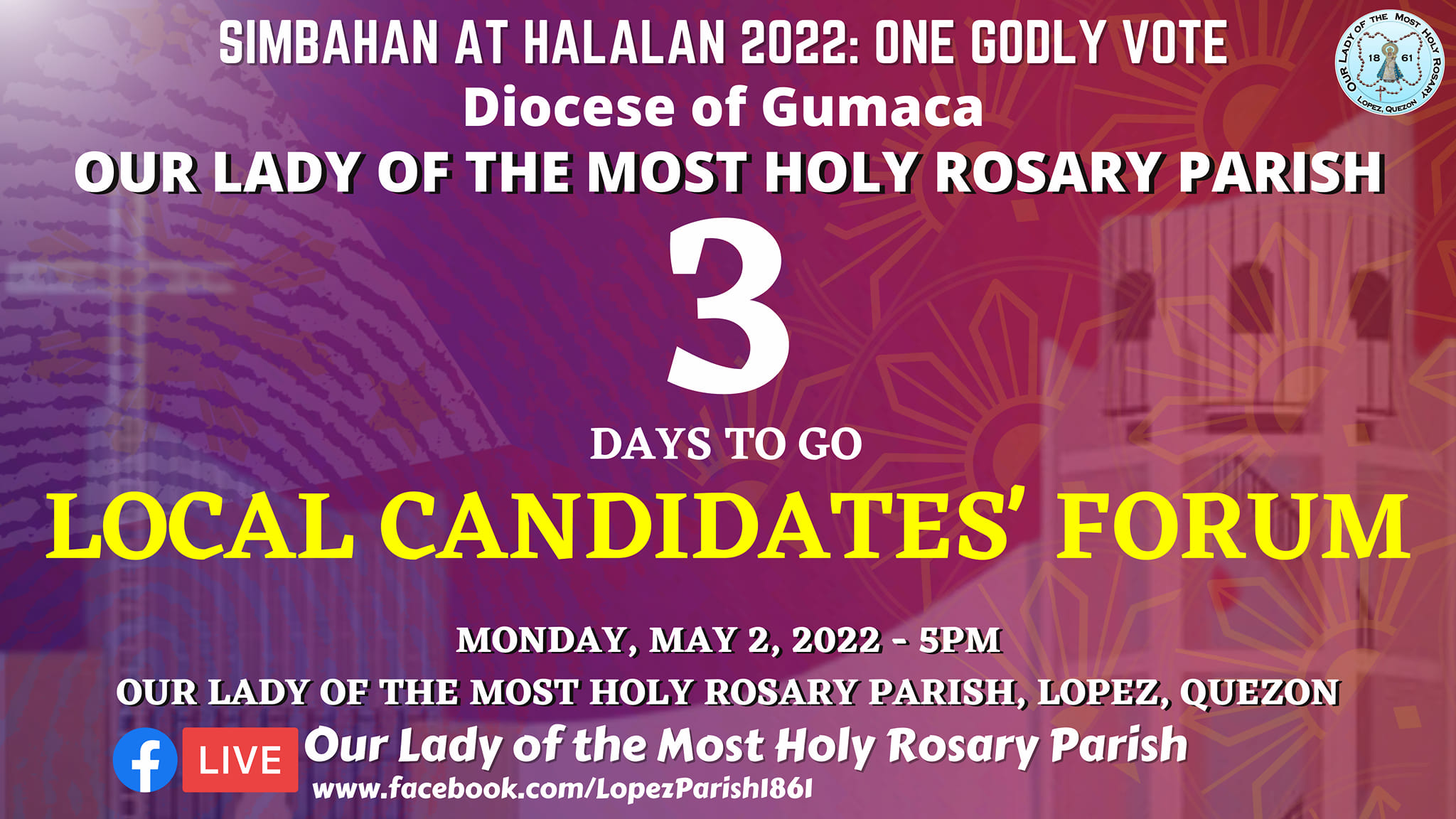 Save the date!... - Our Lady of the Most Holy Rosary Parish | Facebook
