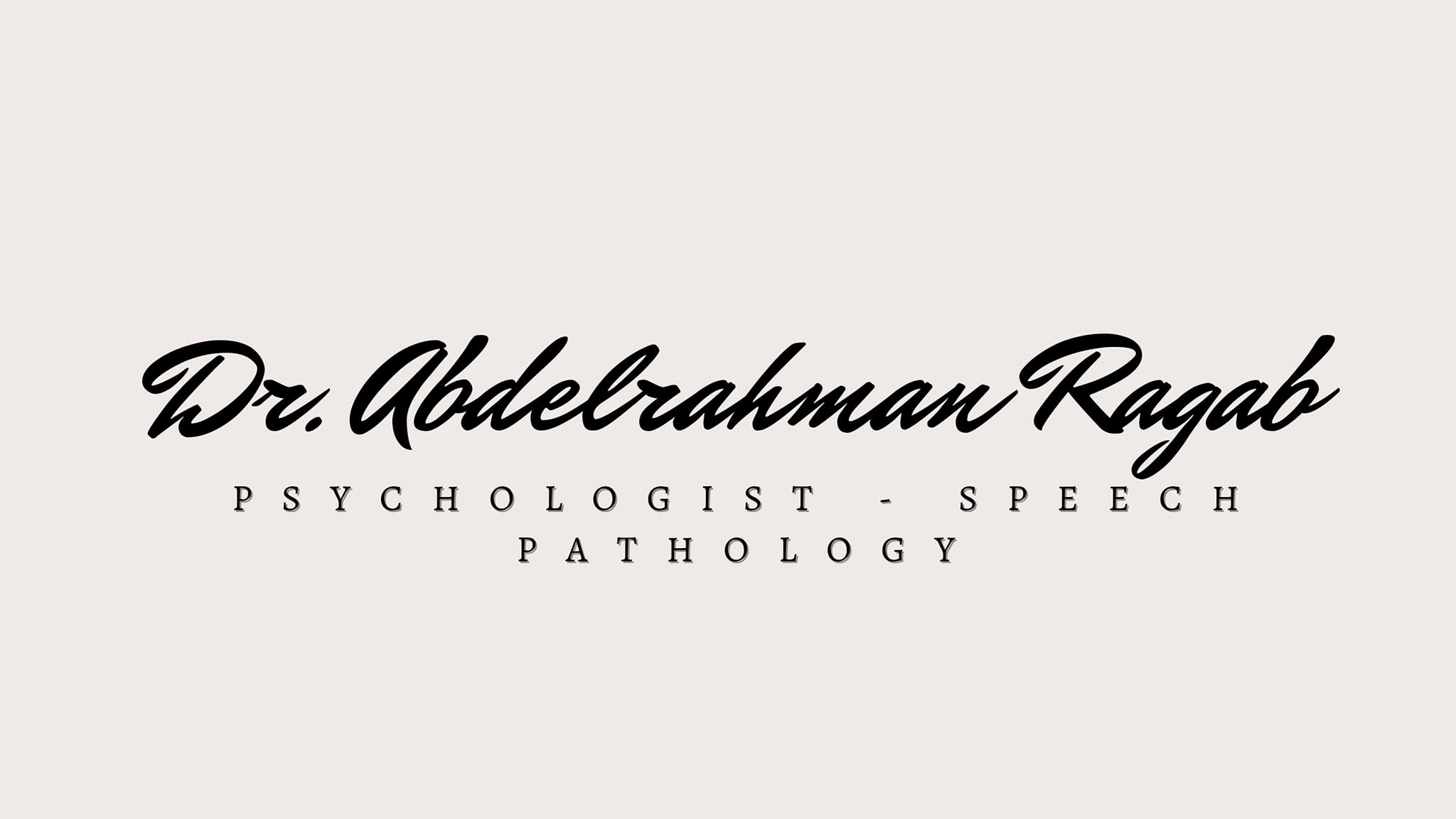 Dr Abdelrahman Ragab