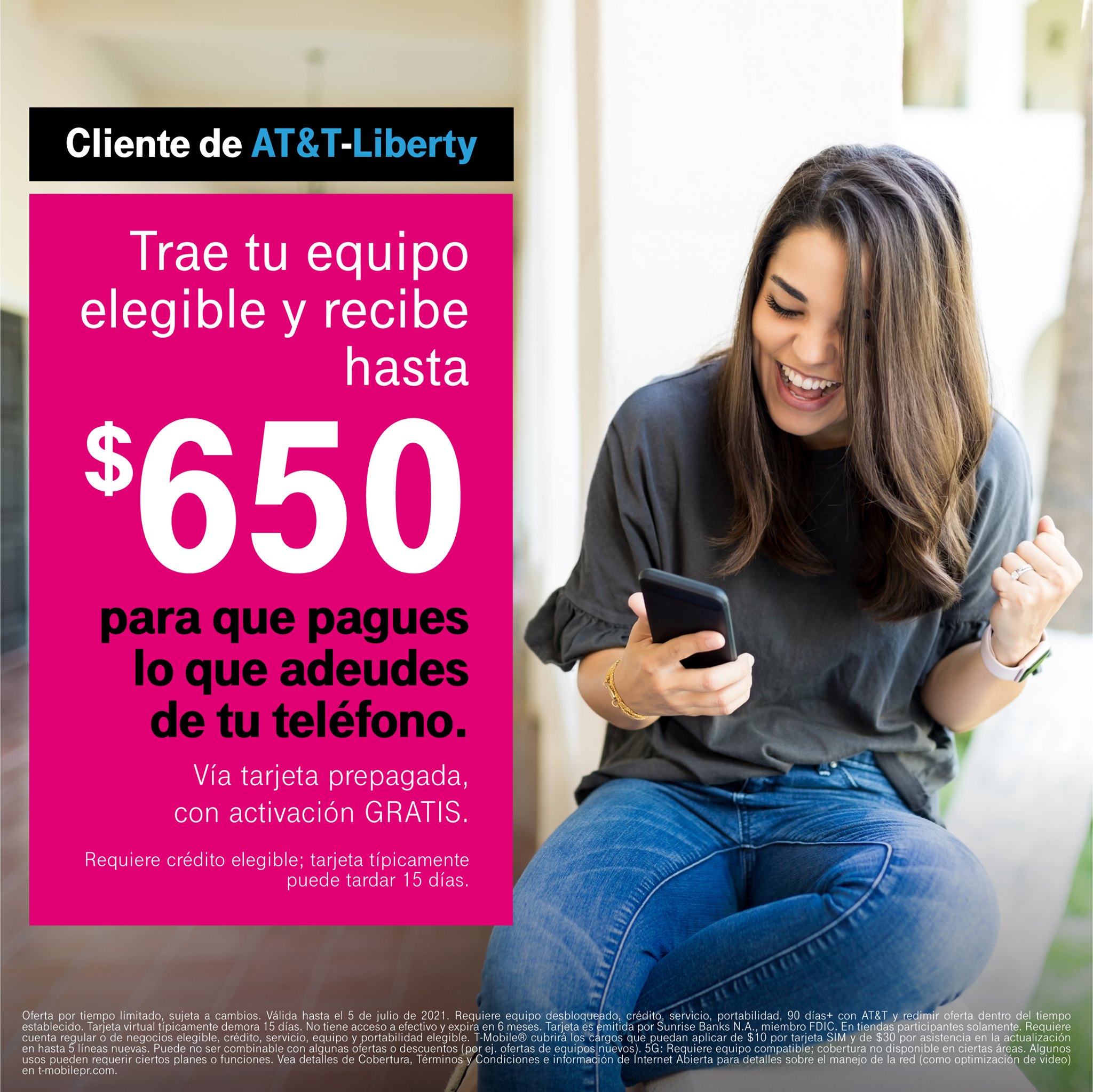 Cliente de AT&T-Liberty, cambiarte... - T-Mobile Puerto Rico | Facebook