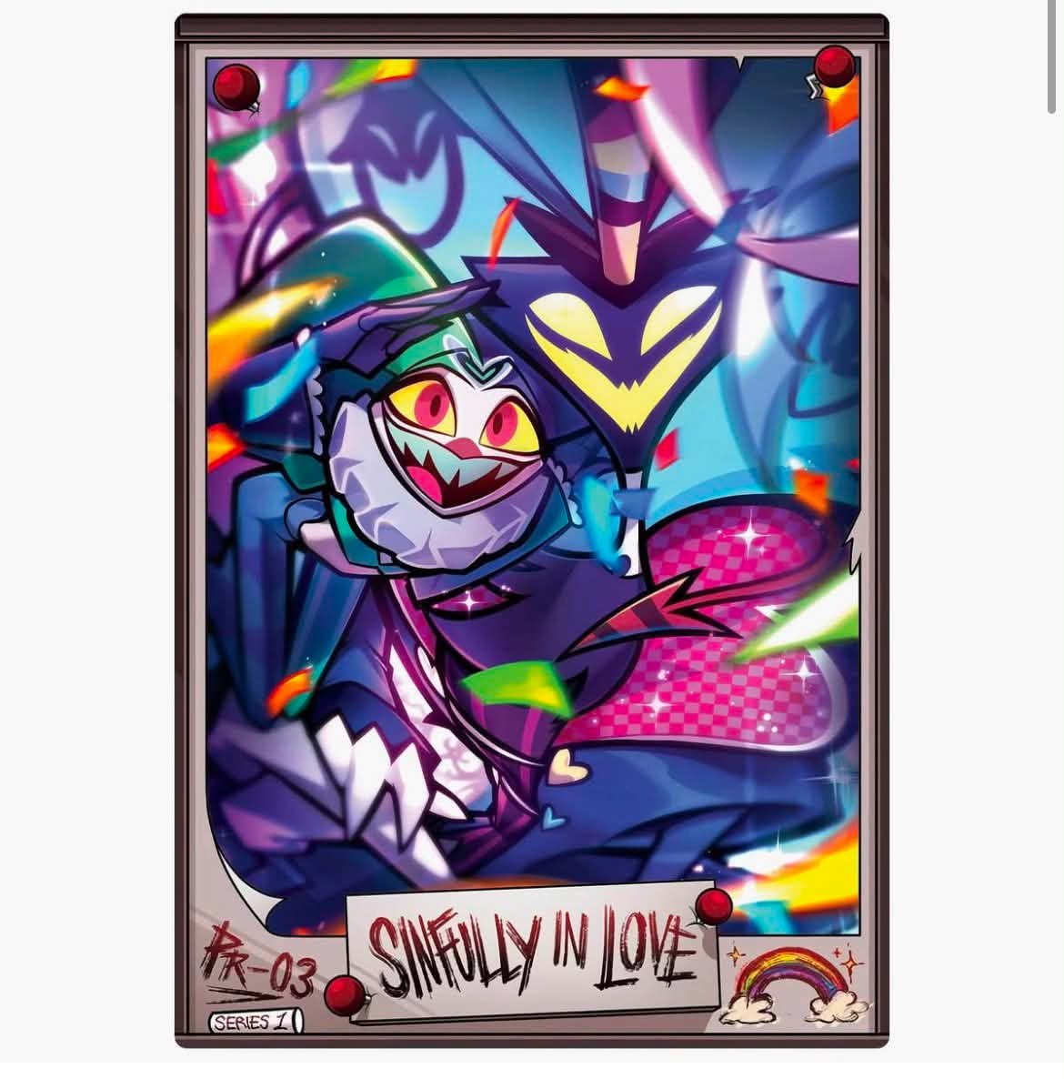 helluva boss トレカ SINFULLY IN LOVE PR-03 Helluva Boss promo cards for trade, seeking Hazbin Hotel promos