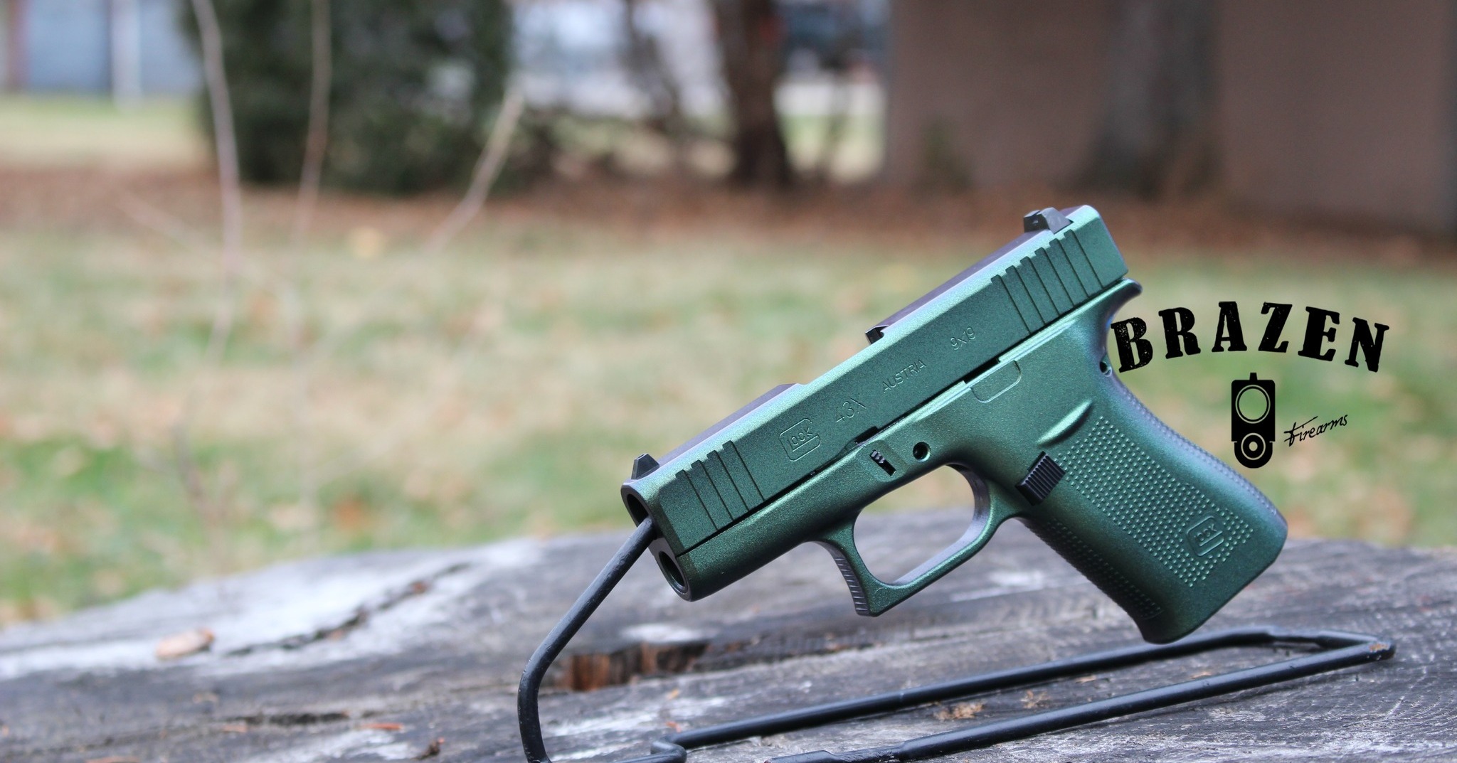 Brazen Firearms - This Glock was refinished in GunCandy...
