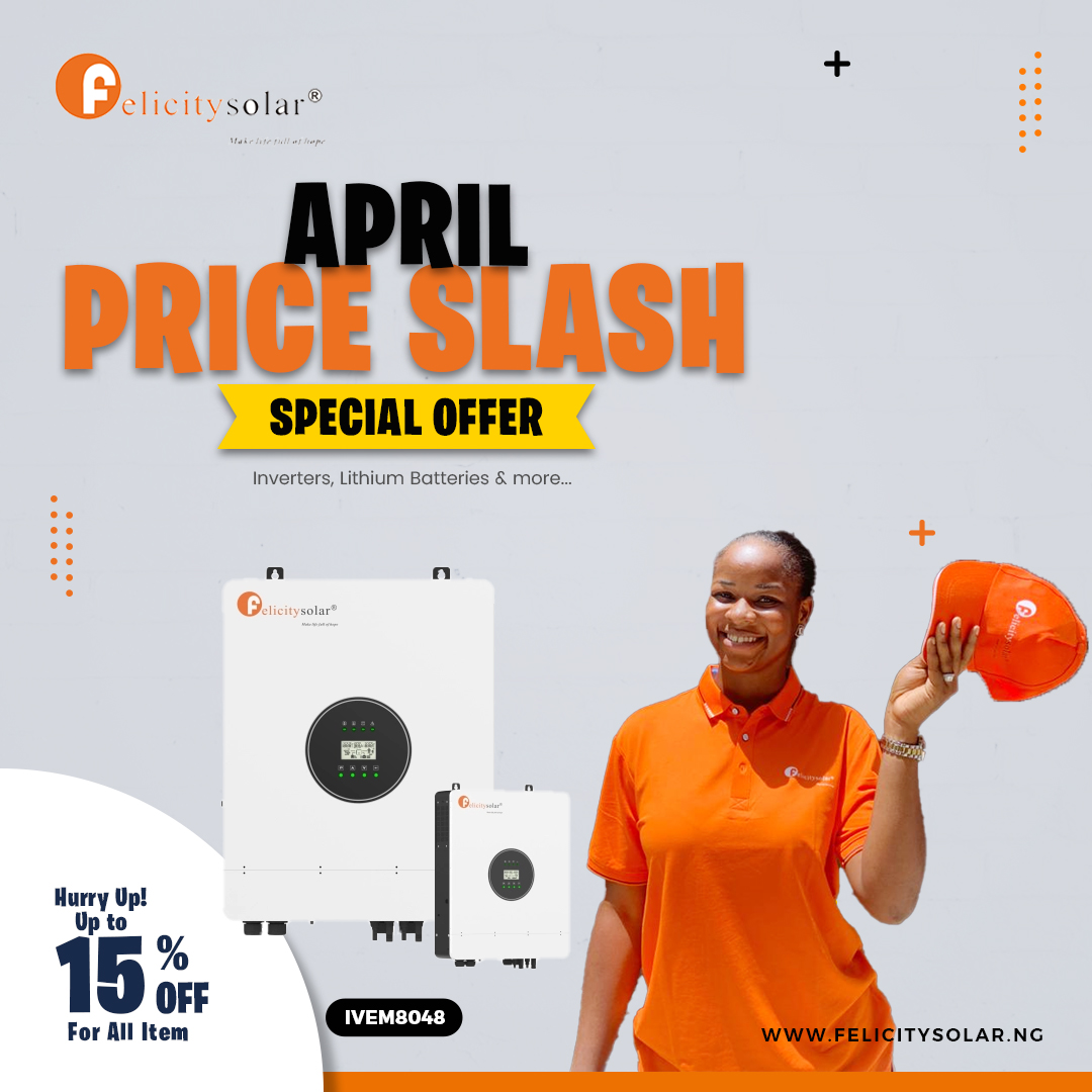 8KVA 48V Hybrid Inverter IVEM8048 is... - Felicity Solar Nig | Facebook