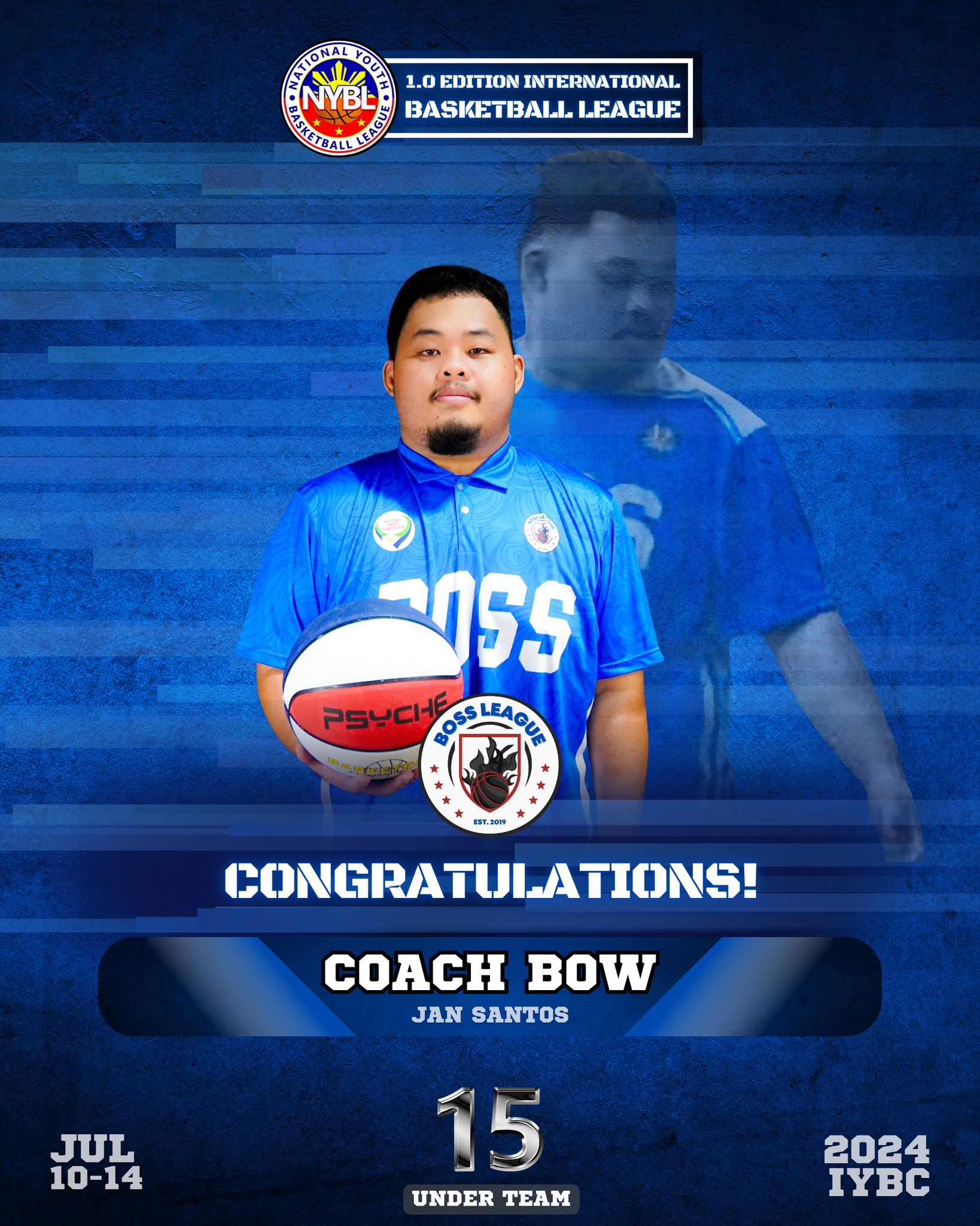 BOSS - A Big Thank You and Congrats to Coach Jan Santos! Thank you for ...