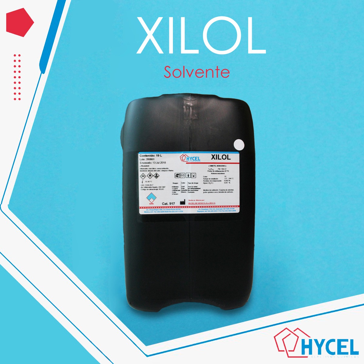 Hycel De México - 🧪 En nuestra linea de solventes tenemos...