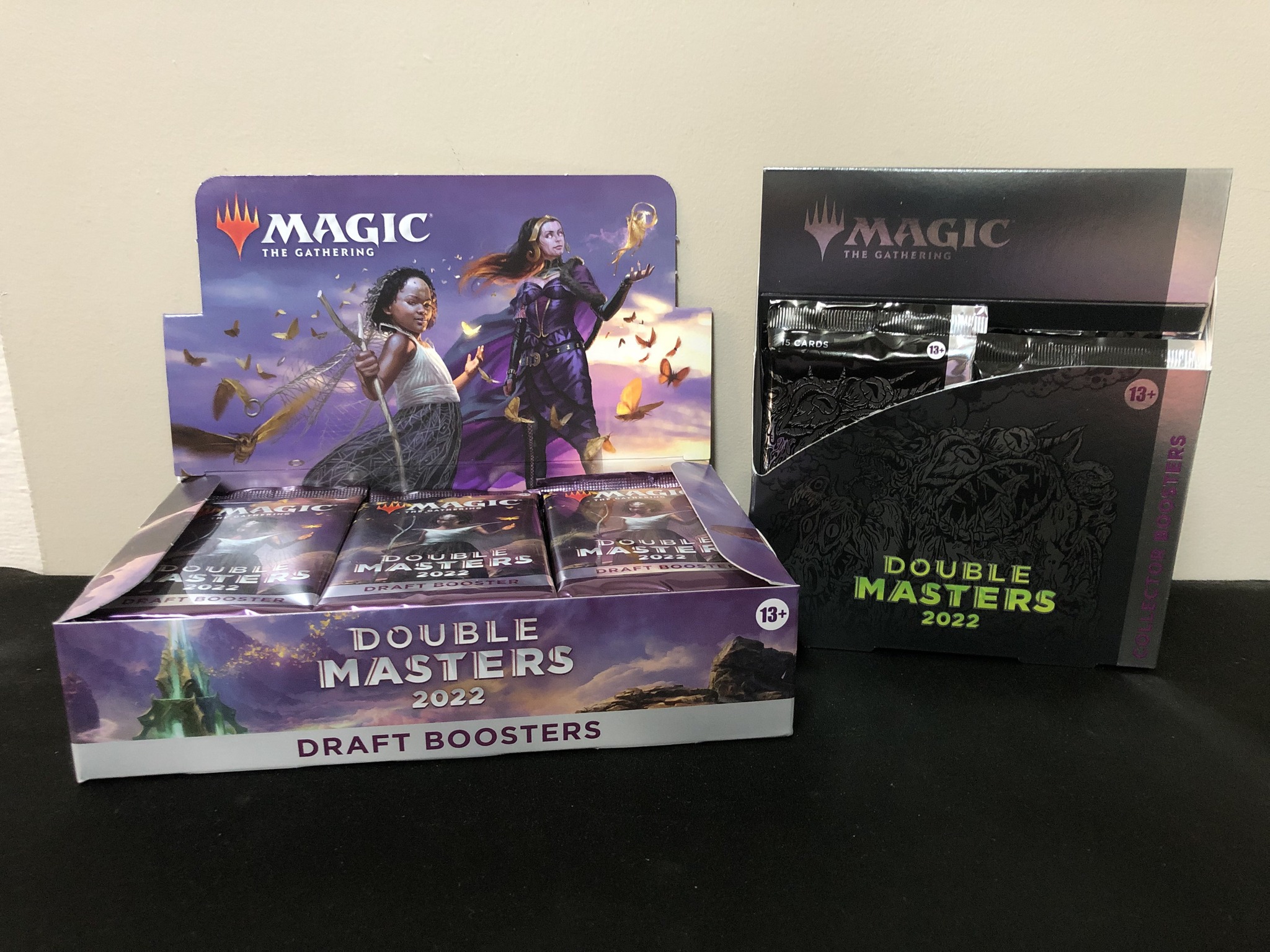 mtg double masters draft booster box Magic: The Gathering | 24 Packs (360 Cards) THINK YOURE SEEING DOUBLE Double Masters draft booster box