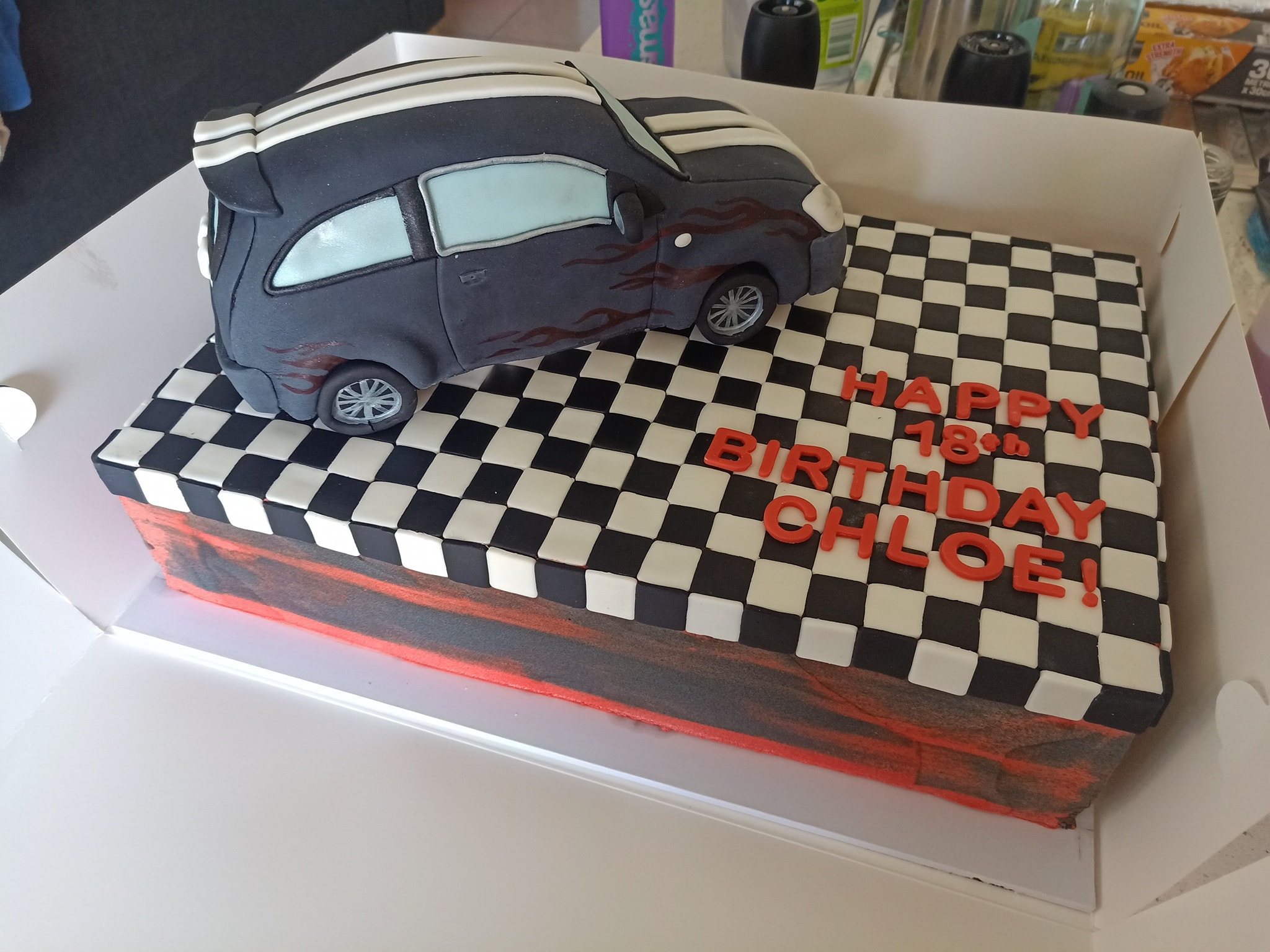 My last cake for 2019 - an 18th... - Designer Cakes by Roxy