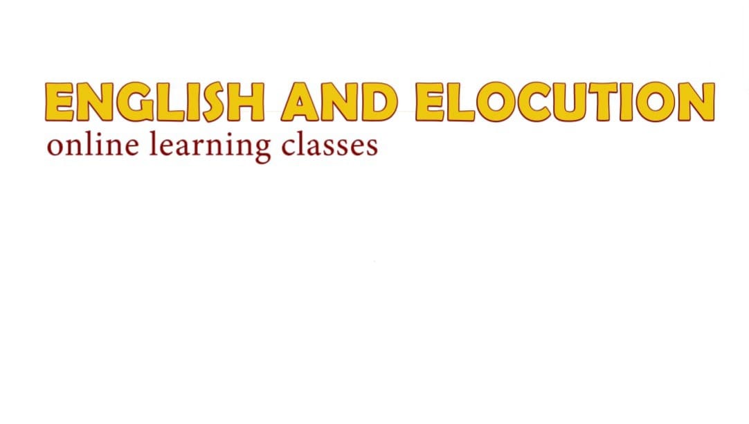 Online English Lessons with School Syllabus and Elocution | Colombo