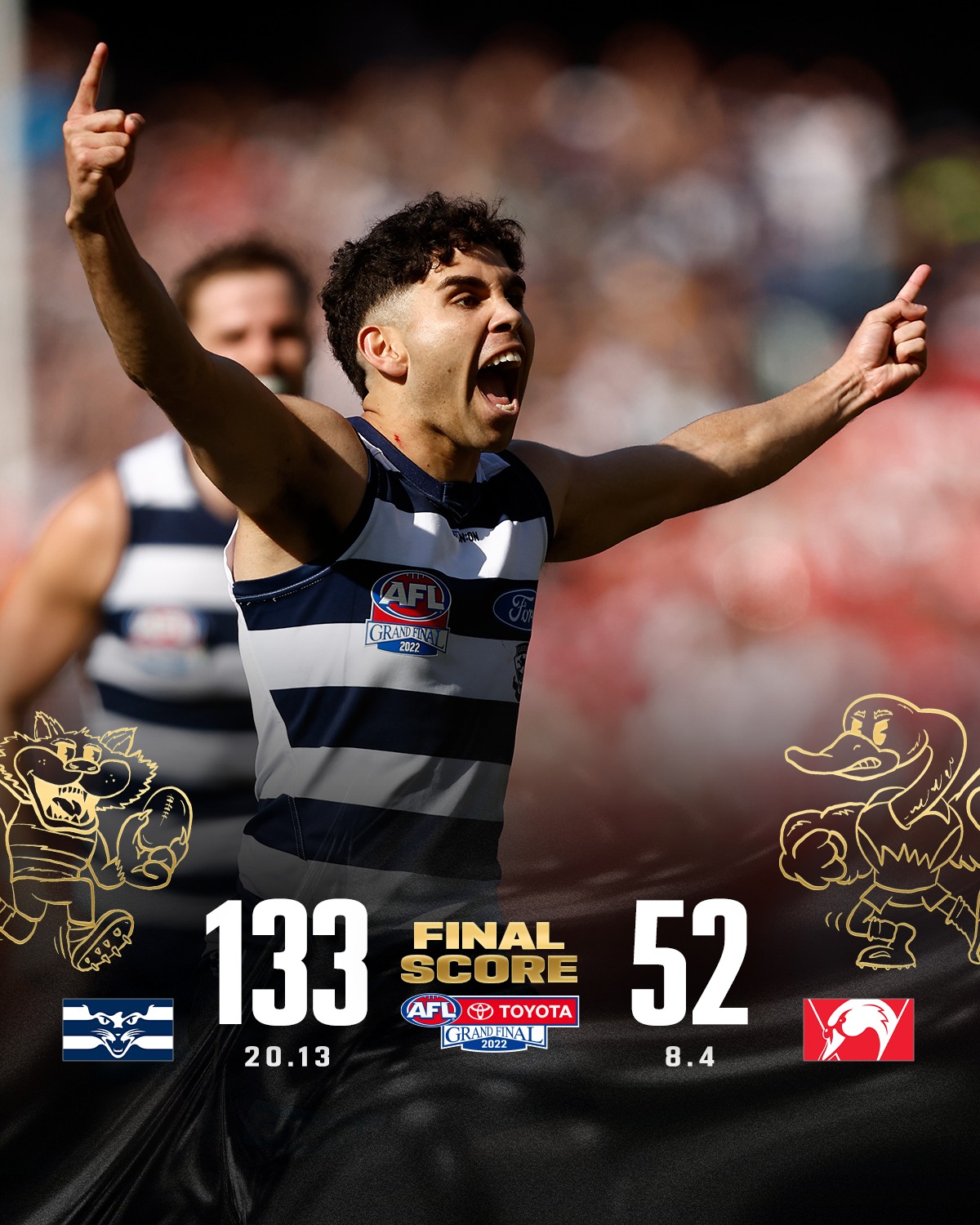 AFL Grand Final 2022: Swans, Cats fans wild as Geelong wins | The