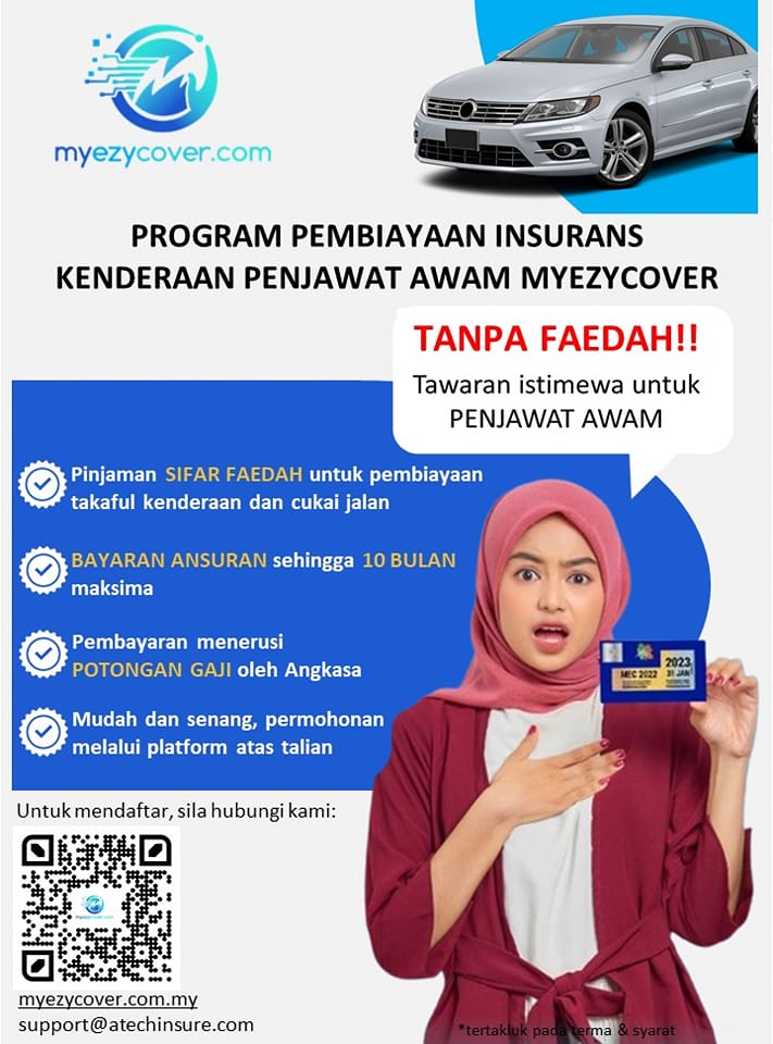 PROGRAM PEMBIAYAAN INSURANS KENDERAAN TANPA FAEDAH MYEZYCOVER UNTUK ...