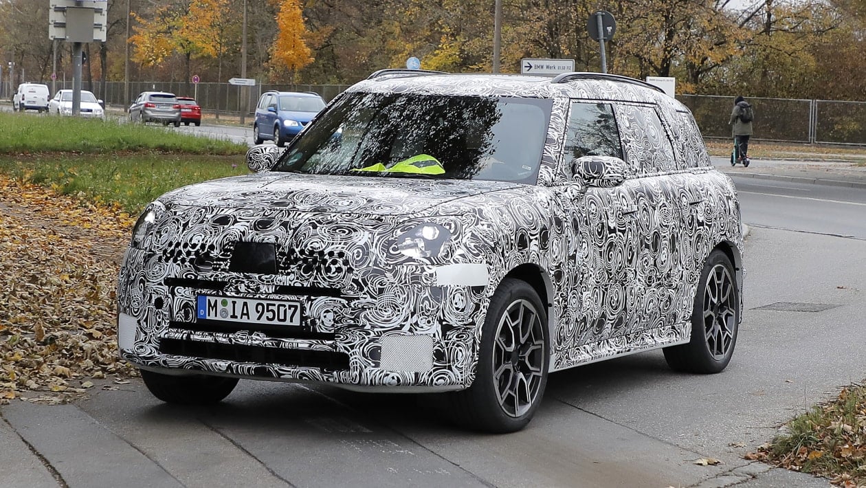 Snows MINI - The new 2023 MINI Countryman has been caught...