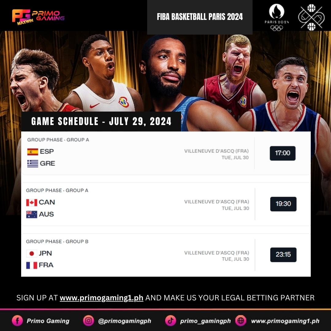 Primo Gaming - 🏀🔥 FIBA Basketball - Paris 2024! 🔥🏀 Get...