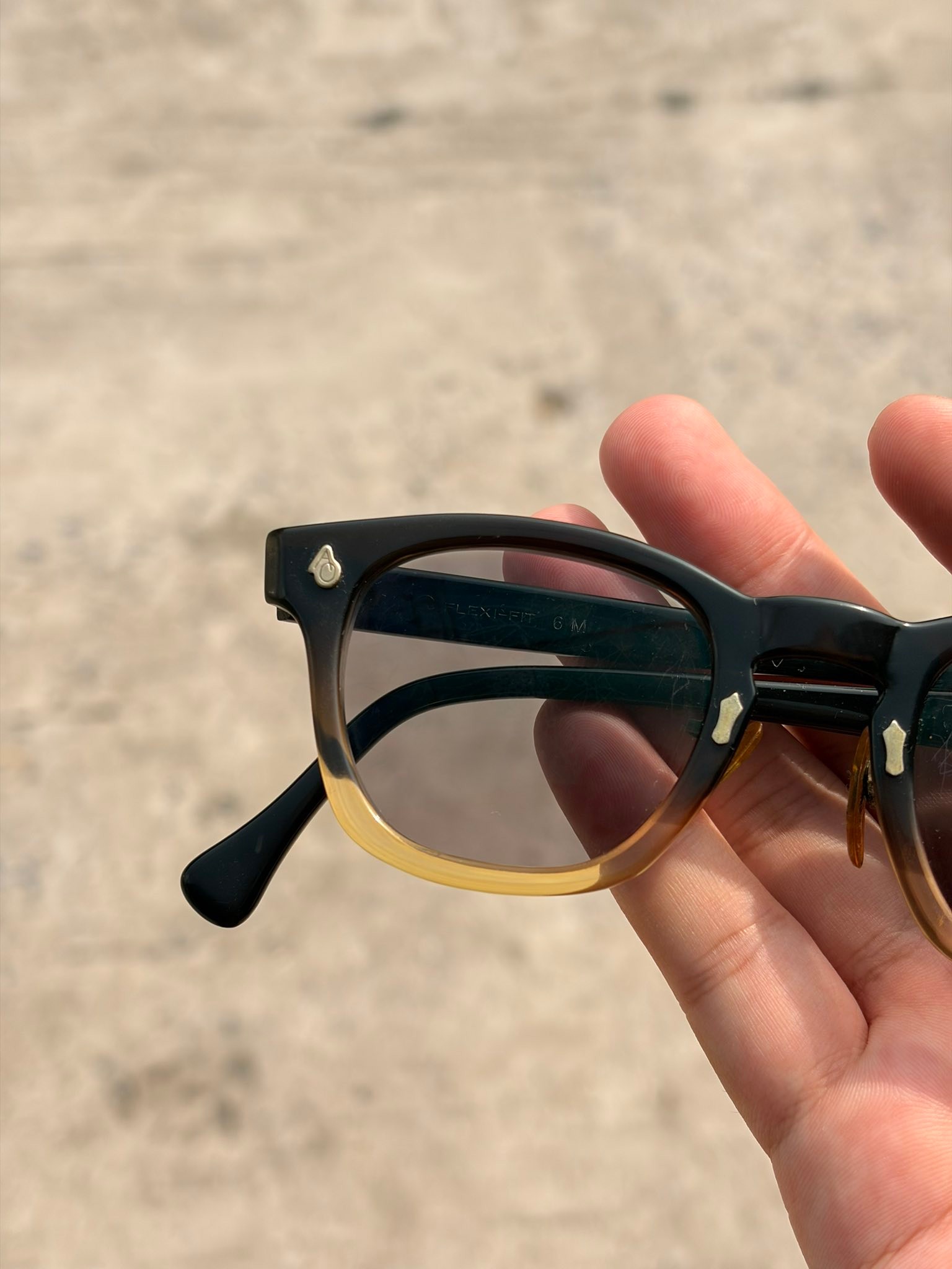 Vintage American Optical two-tone sunglasses
