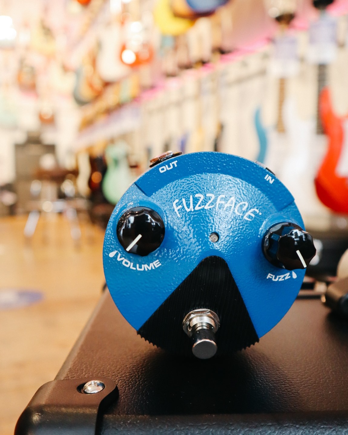 The Fuzz Face Mini Distortion line offers compact, pedalboard