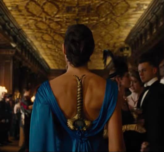 wonder woman with sword in dress DC Movie: Wonder Woman for Adults by Rubies, Women's No Size I will fight for those