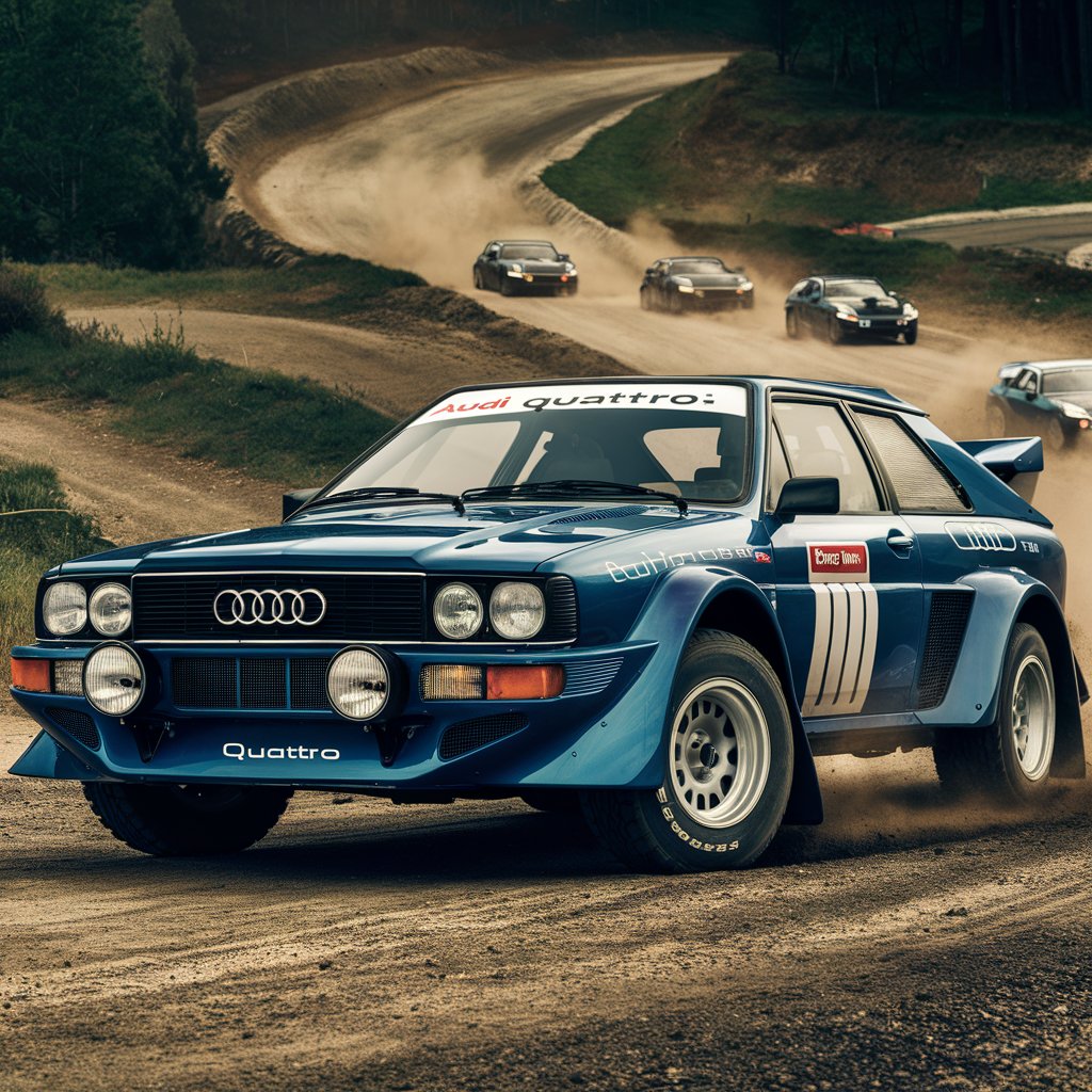 Ixo 1/43 Audi 200 quattro plain white rally model