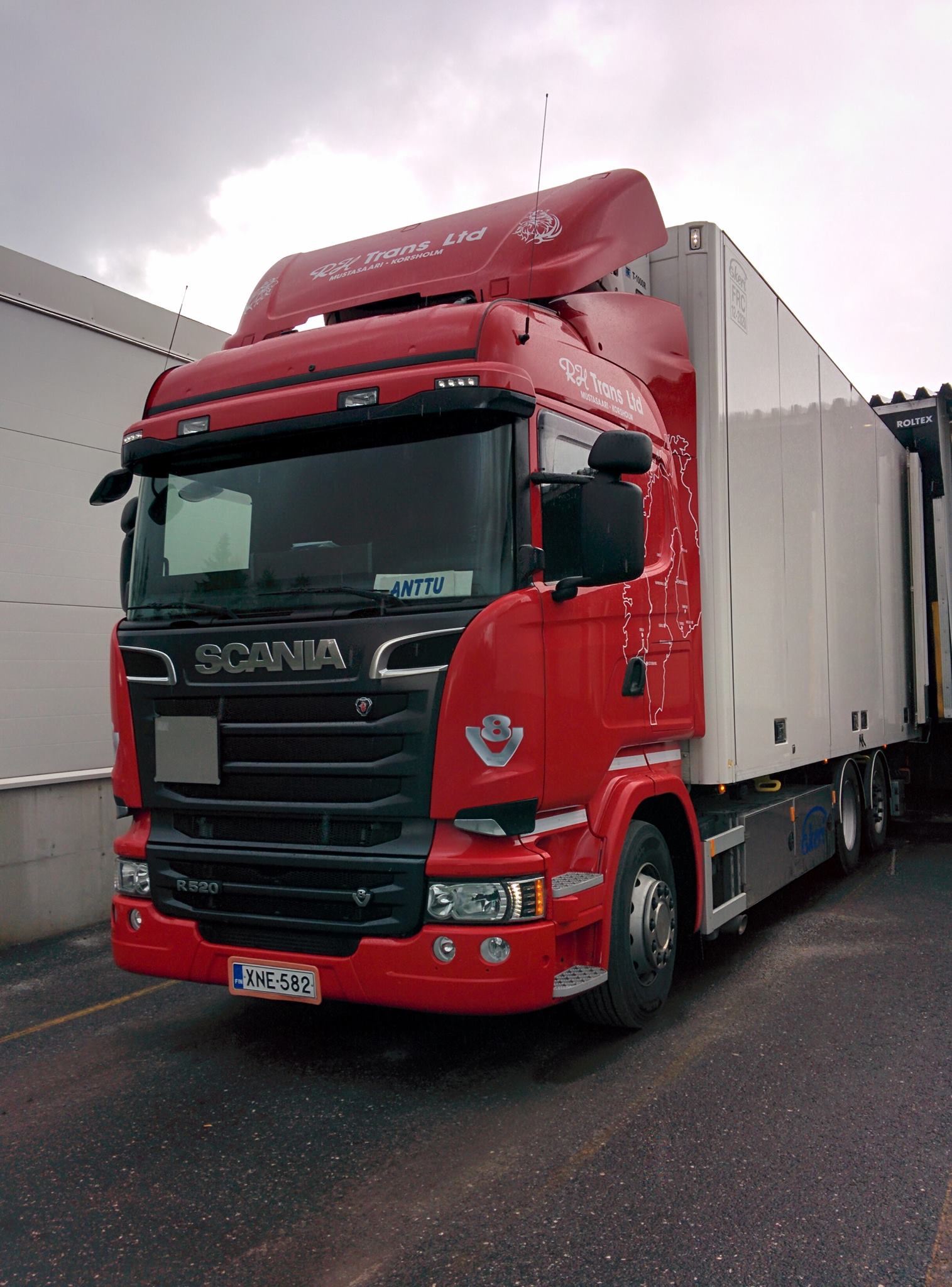 Vaasan alueen rekka-kuvia - Kuljetusliike Pietilä Oy/Säkylä Scania R520 ...
