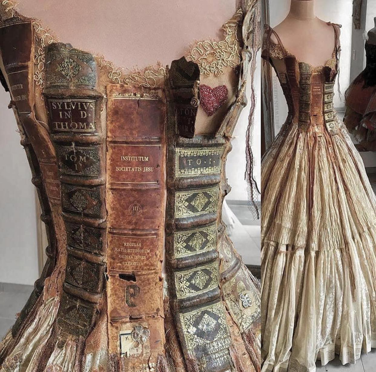 📖 A Dress Made From Old Books 📖 . 📖 