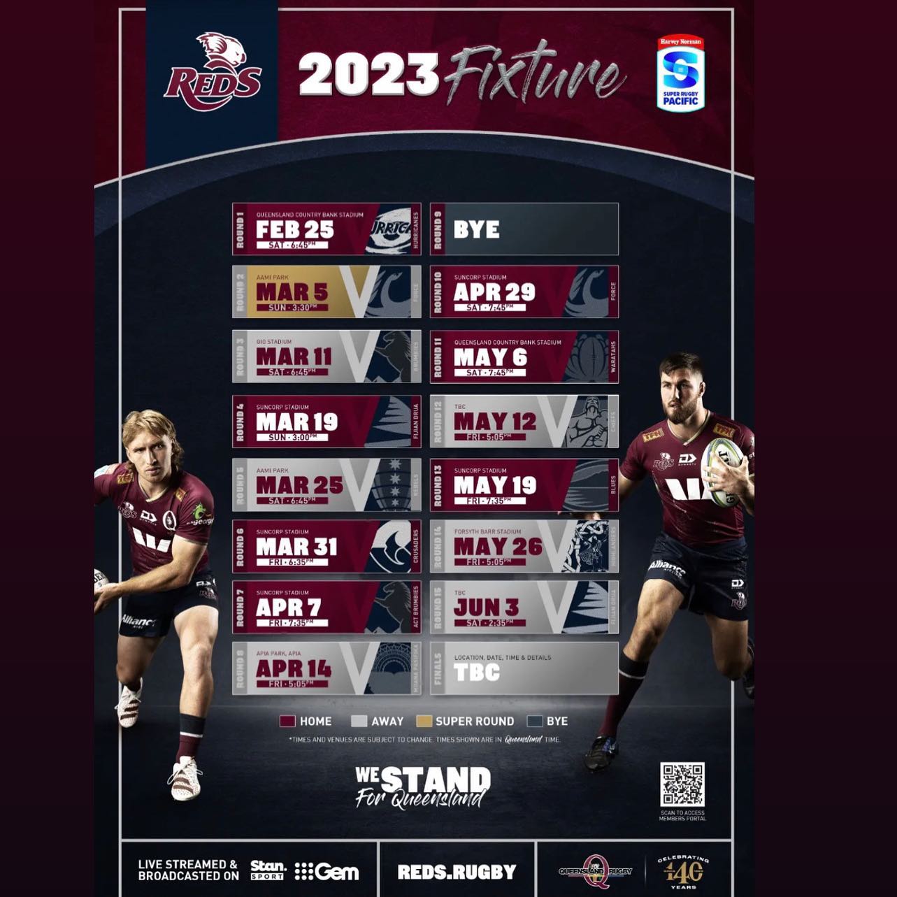 𝗨𝗻𝗹𝗲𝗮𝘀𝗵 𝘁𝗵𝗲 𝗥𝗲𝗱. The 2026 Queensland Reds Canterbury